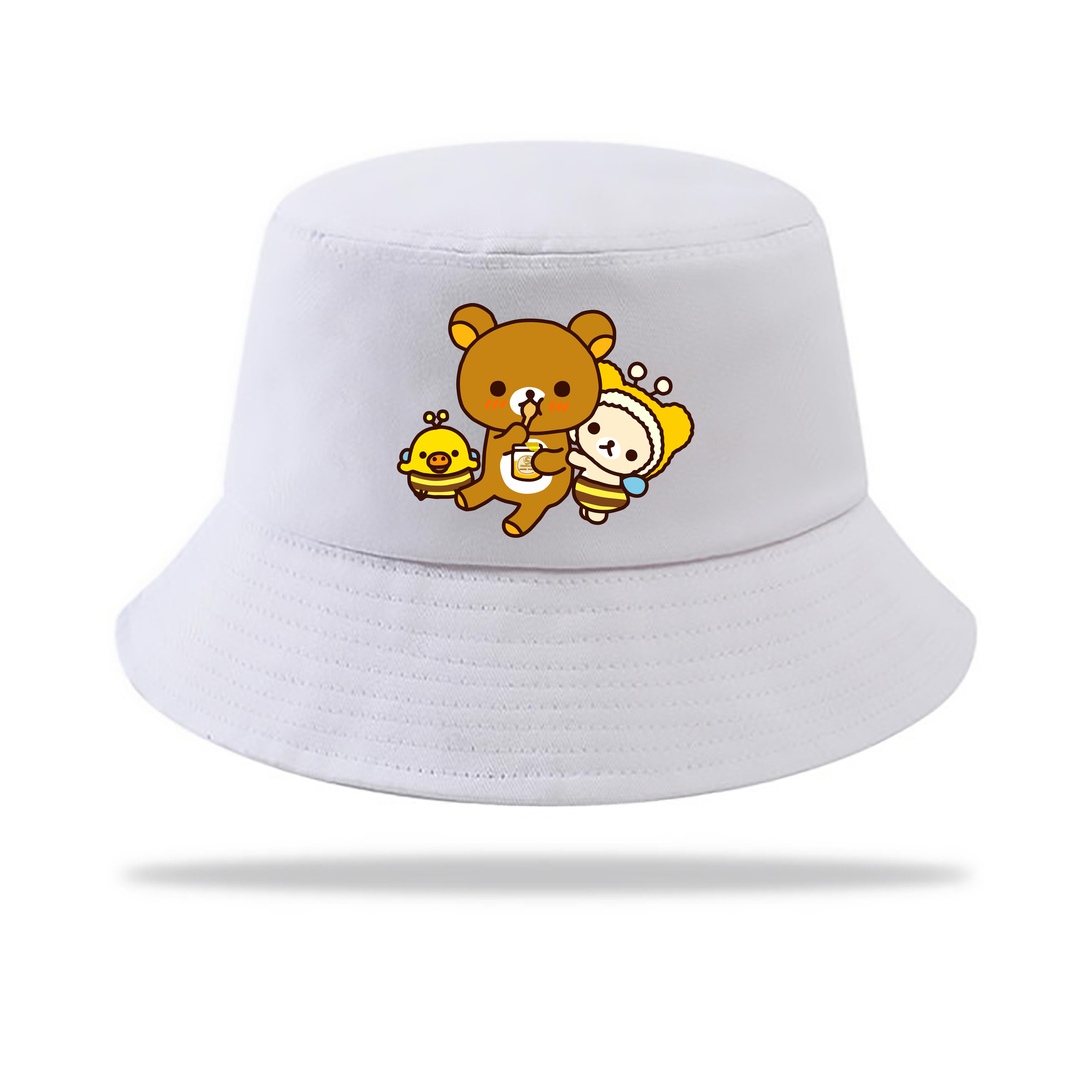 （画像用） リラックマ リラックマ キイロイトリ Rilakkuma Korilakkuma Kiiroitori アウトドア日除けバケットハット