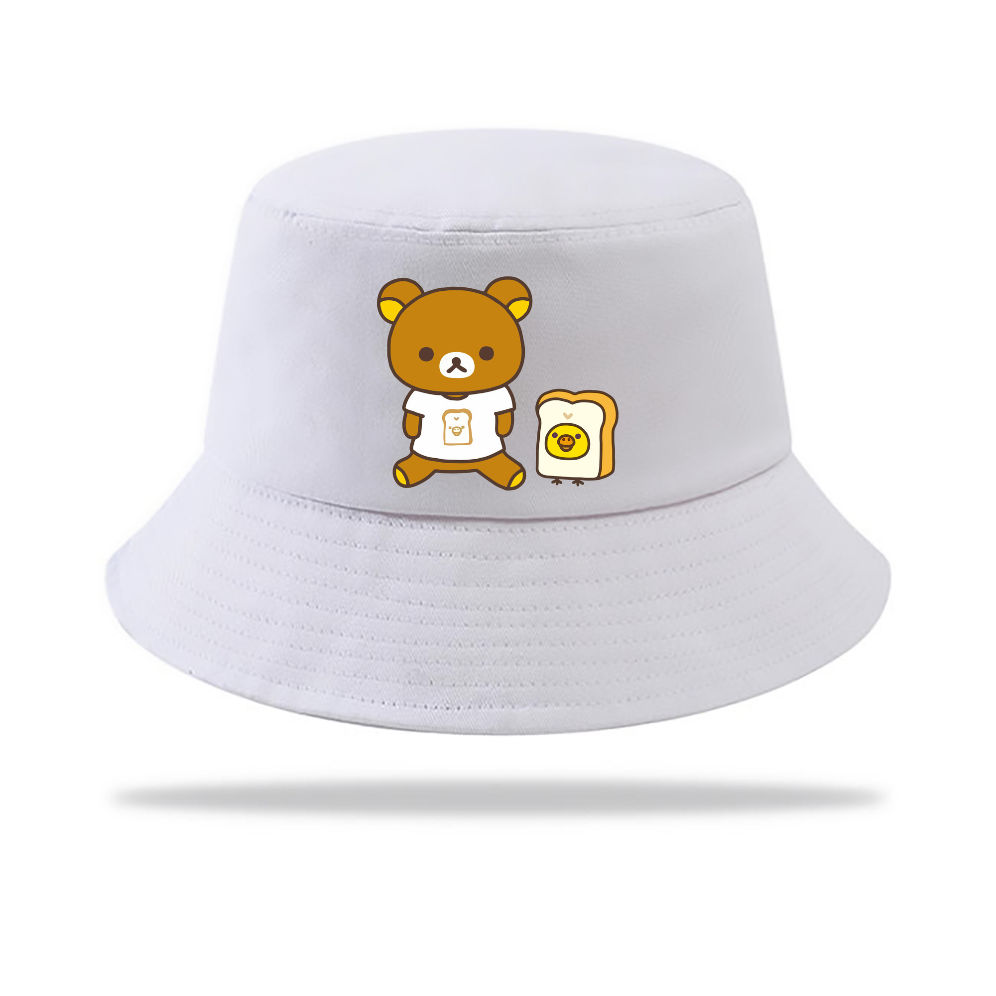 （画像用） リラックマ リラックマ キイロイトリ Rilakkuma Korilakkuma Kiiroitori アウトドア日除けバケットハット