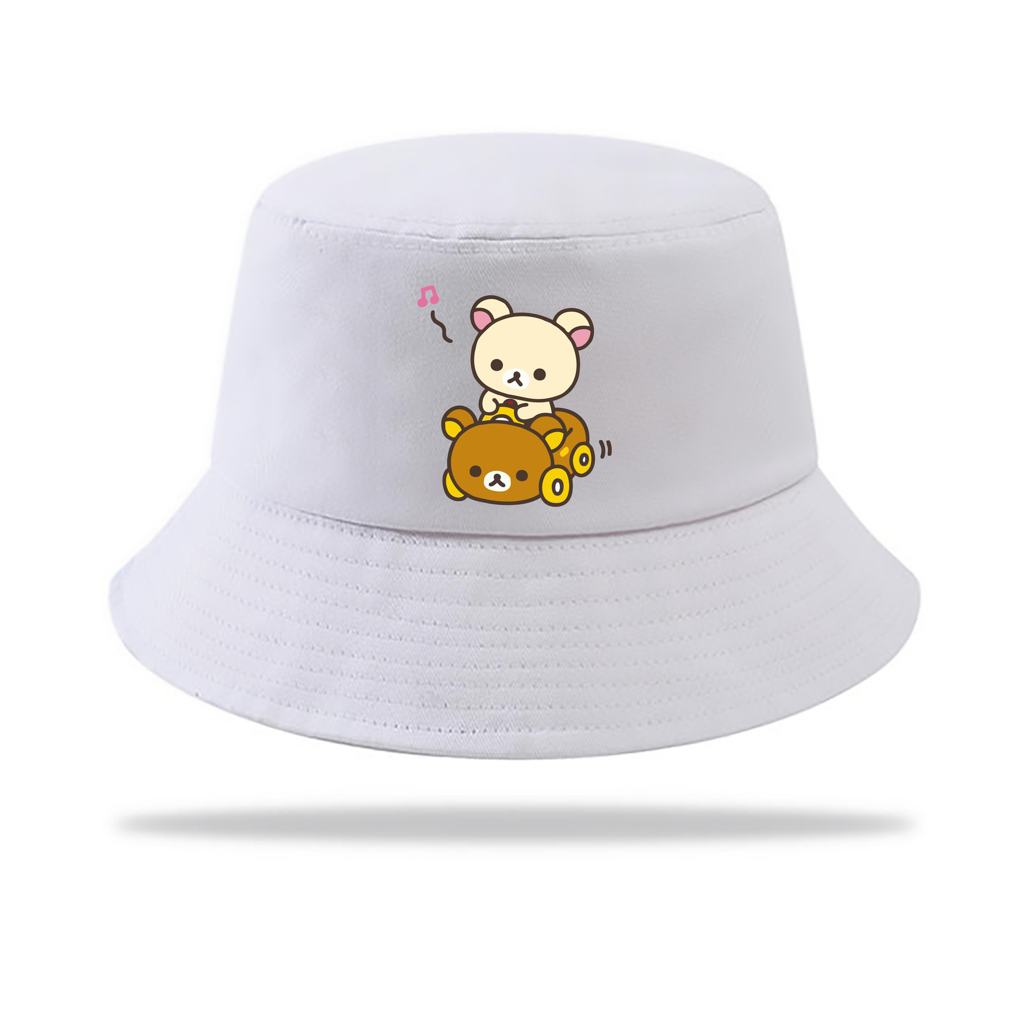 （画像用） リラックマ リラックマ キイロイトリ Rilakkuma Korilakkuma Kiiroitori アウトドア日除けバケットハット