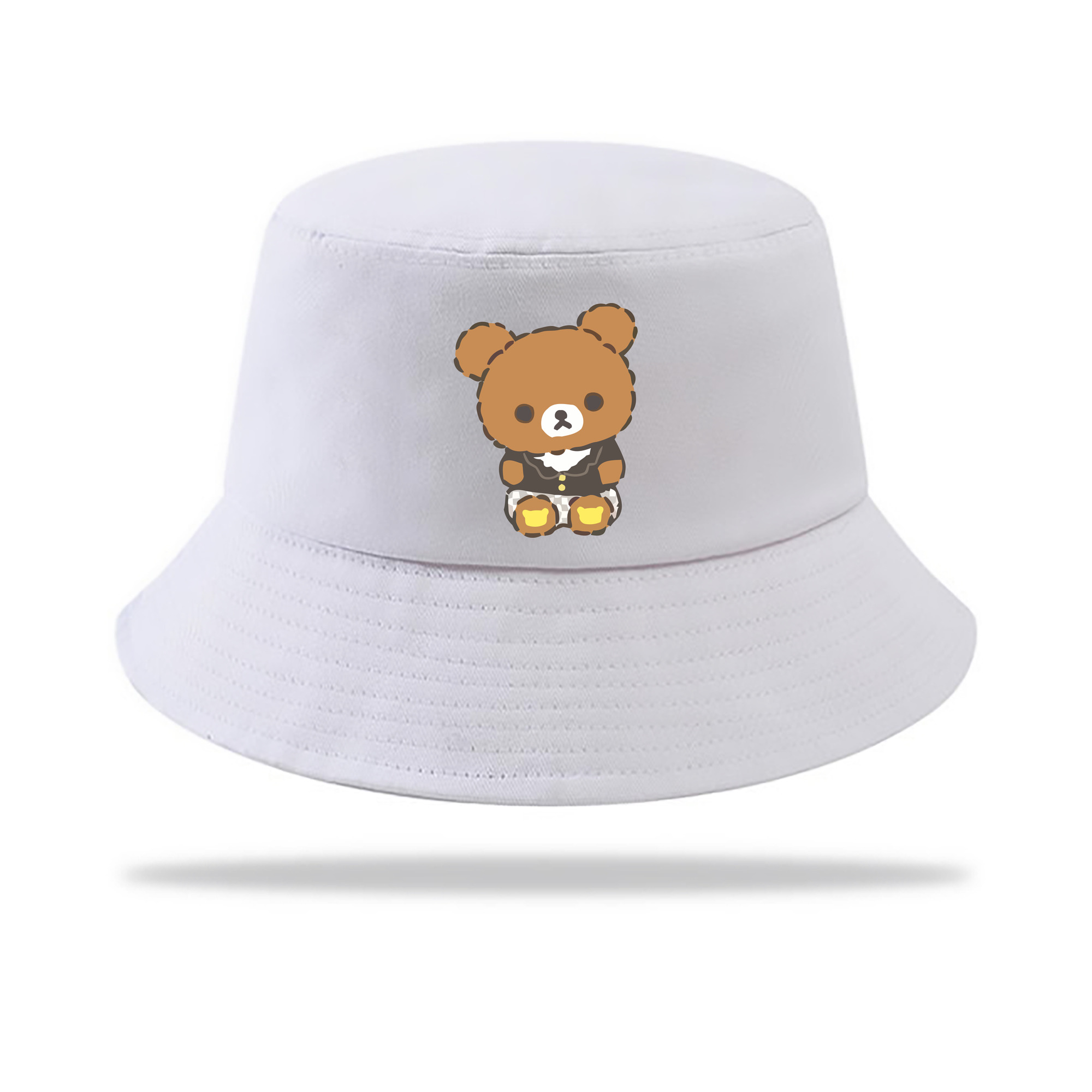 （画像用） リラックマ リラックマ キイロイトリ Rilakkuma Korilakkuma Kiiroitori アウトドア日除けバケットハット