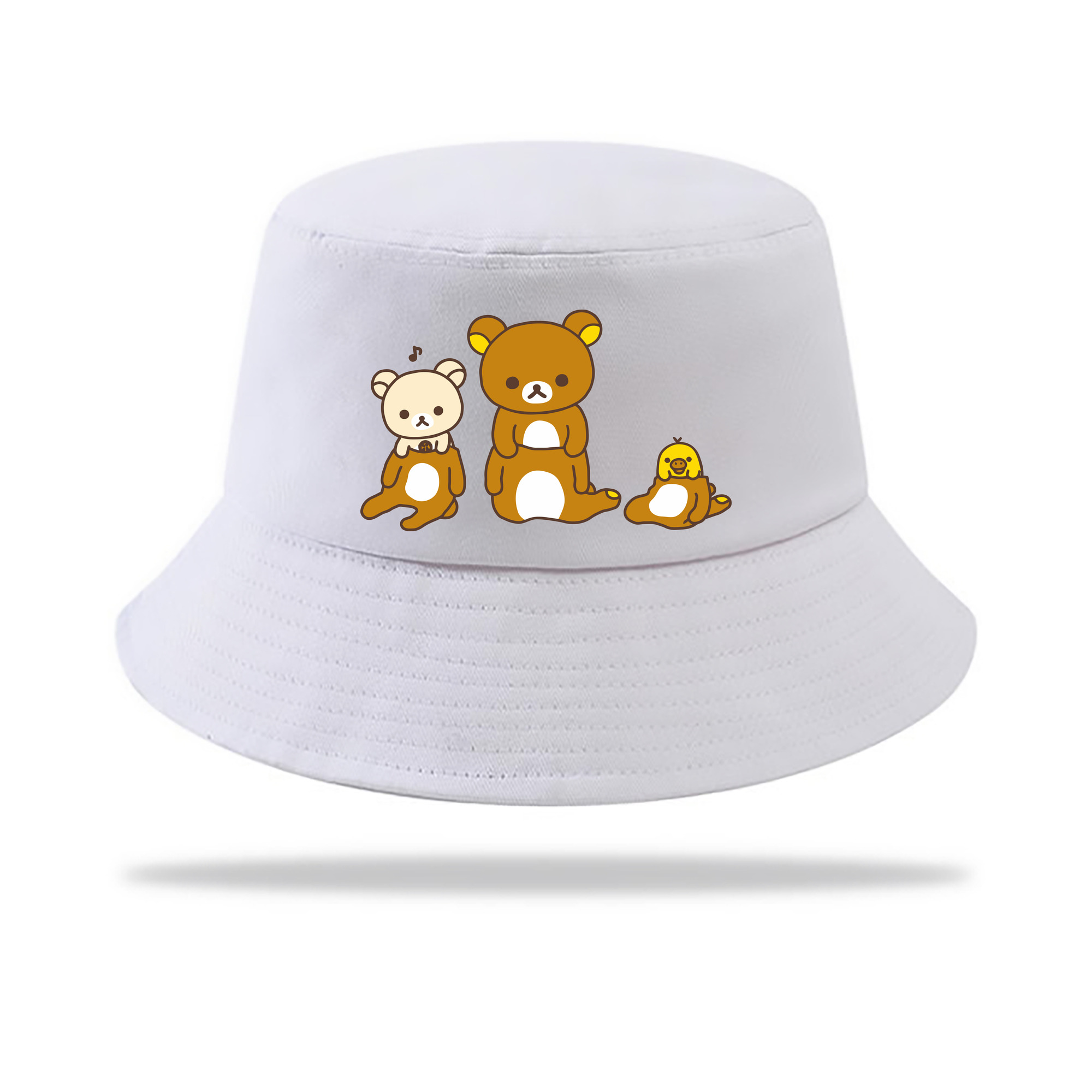 （画像用） リラックマ リラックマ キイロイトリ Rilakkuma Korilakkuma Kiiroitori アウトドア日除けバケットハット