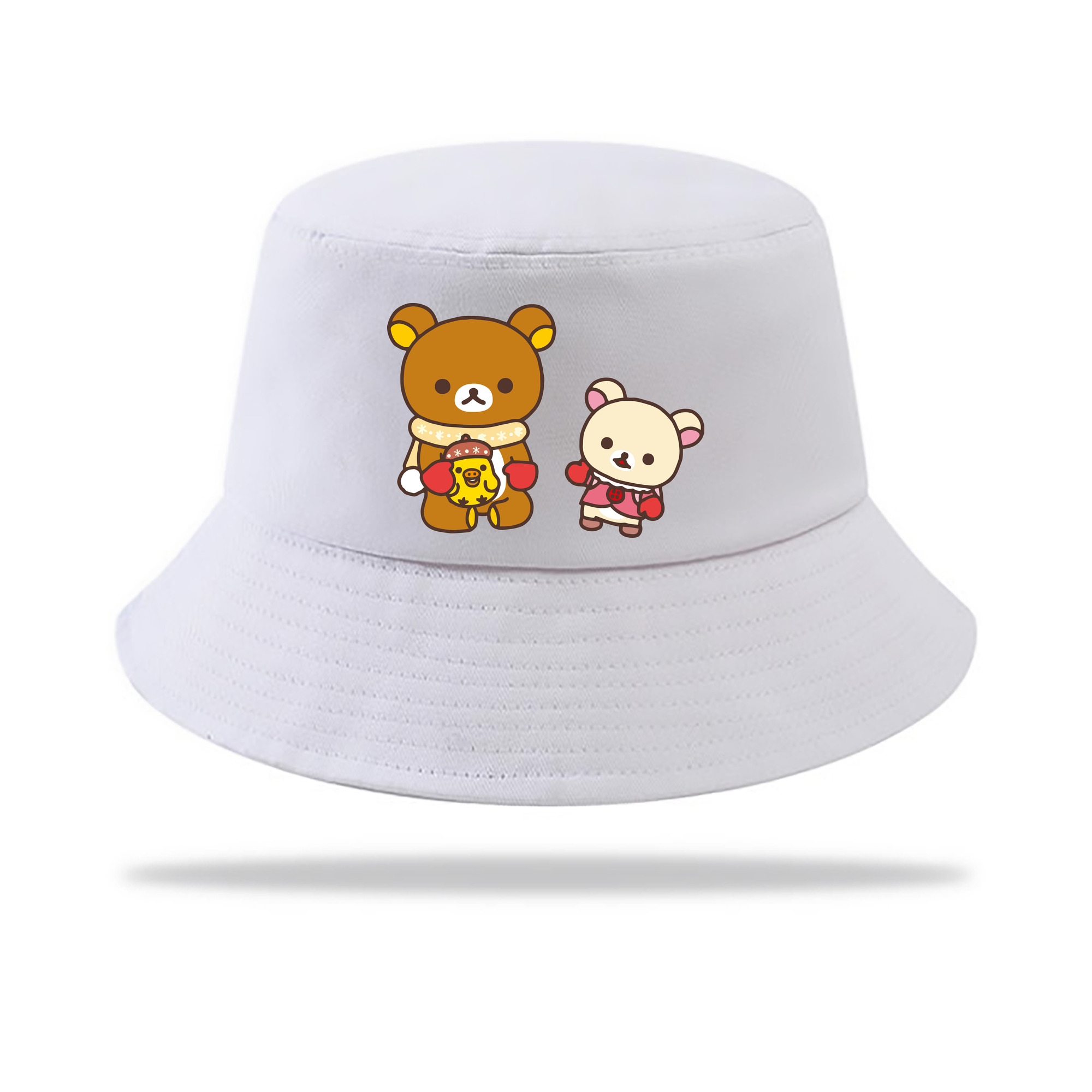 （画像用） リラックマ リラックマ キイロイトリ Rilakkuma Korilakkuma Kiiroitori アウトドア日除けバケットハット