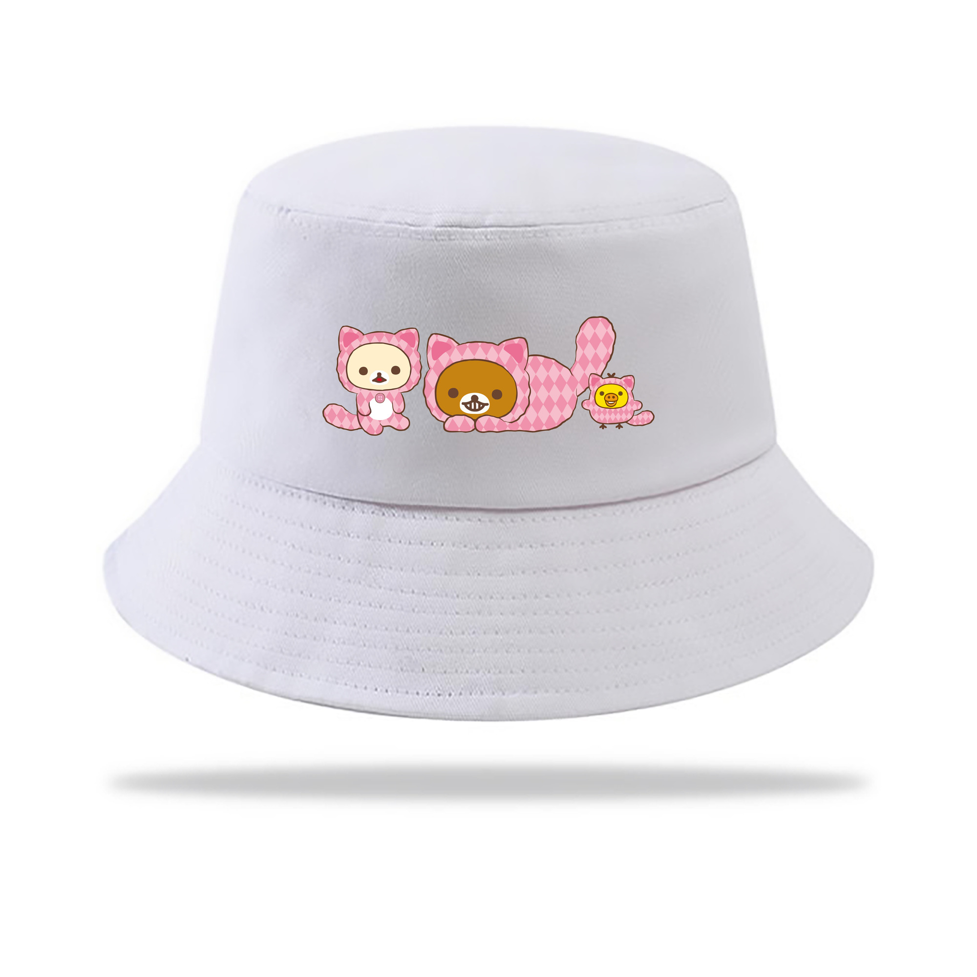 （画像用） リラックマ リラックマ キイロイトリ Rilakkuma Korilakkuma Kiiroitori アウトドア日除けバケットハット