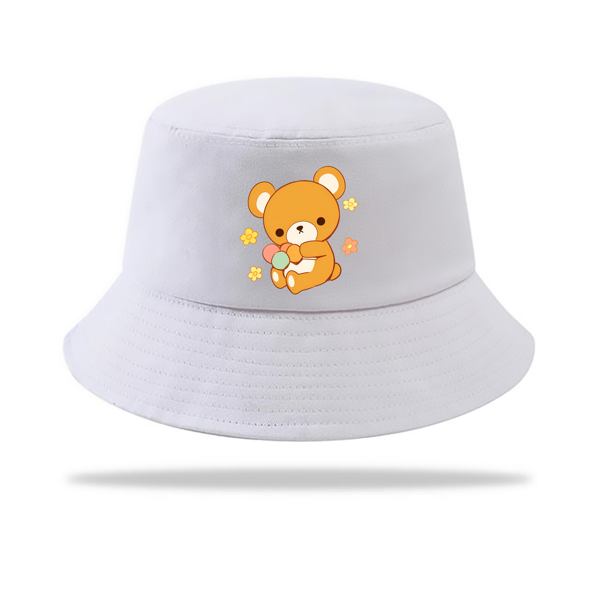 （画像用） リラックマ リラックマ キイロイトリ Rilakkuma Korilakkuma Kiiroitori アウトドア日除けバケットハット