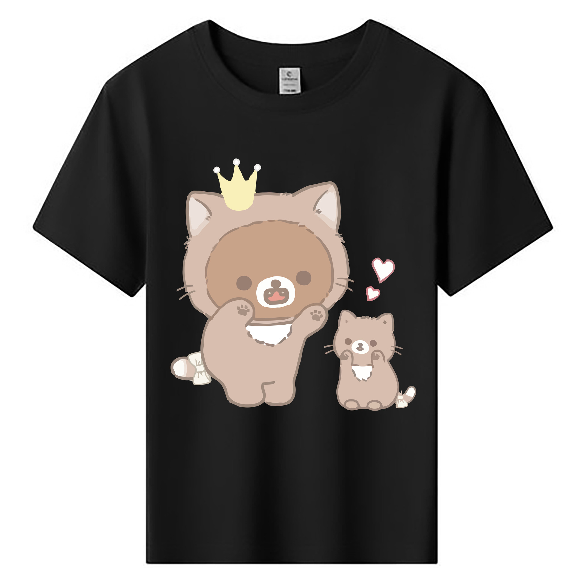 （画像用） リラックマ リラックマ キイロイトリ Rilakkuma Korilakkuma Kiiroitori 綿100％キッズTシャツ（フロントプリント）