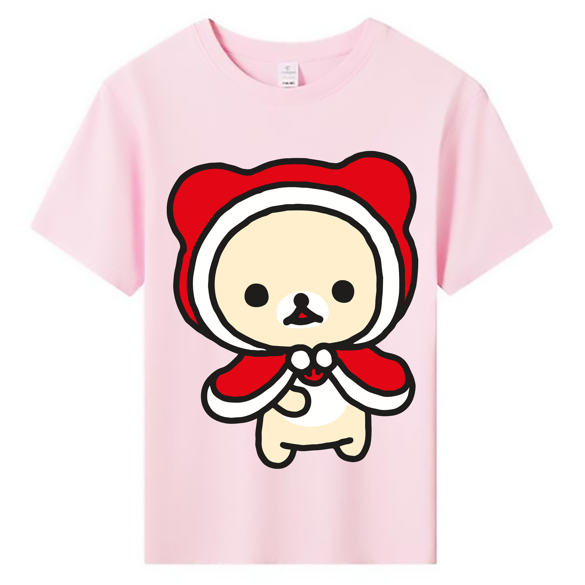 （画像用） リラックマ リラックマ キイロイトリ Rilakkuma Korilakkuma Kiiroitori 綿100％キッズTシャツ（フロントプリント）