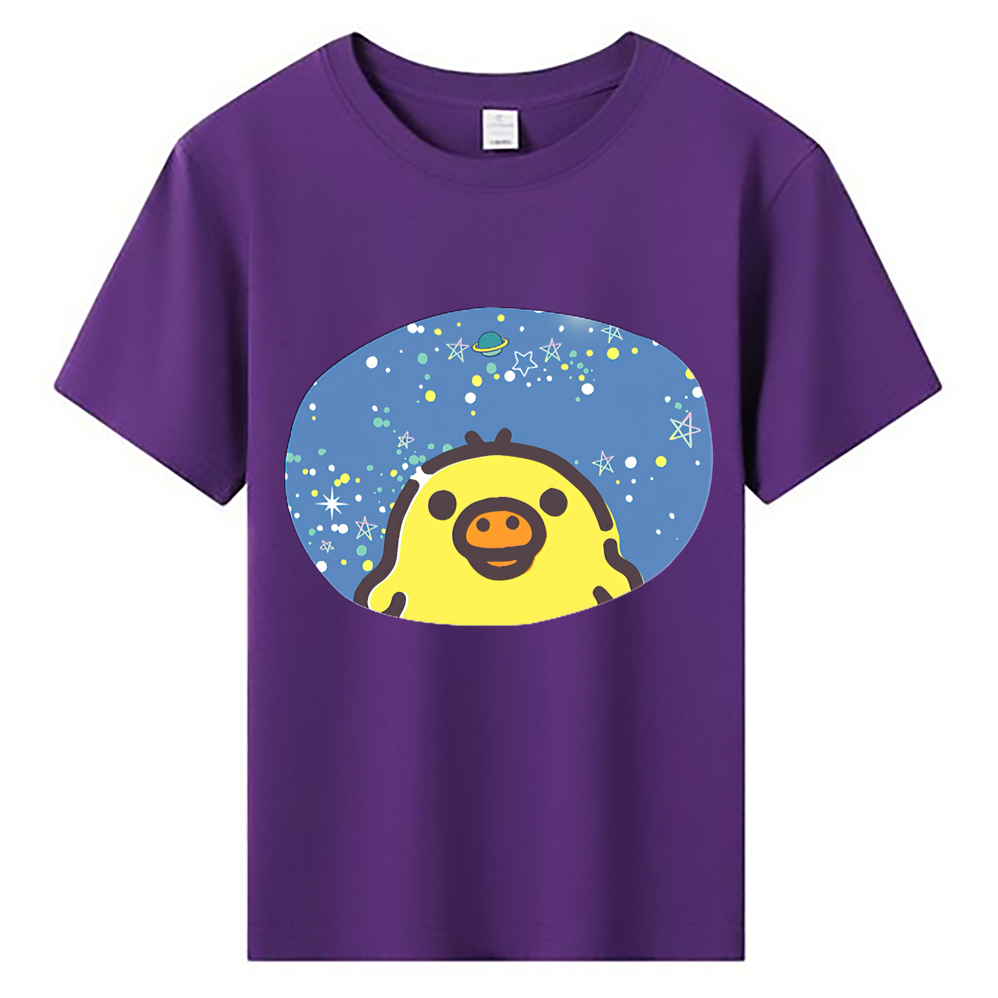 （画像用） リラックマ リラックマ キイロイトリ Rilakkuma Korilakkuma Kiiroitori 綿100％キッズTシャツ（フロントプリント）