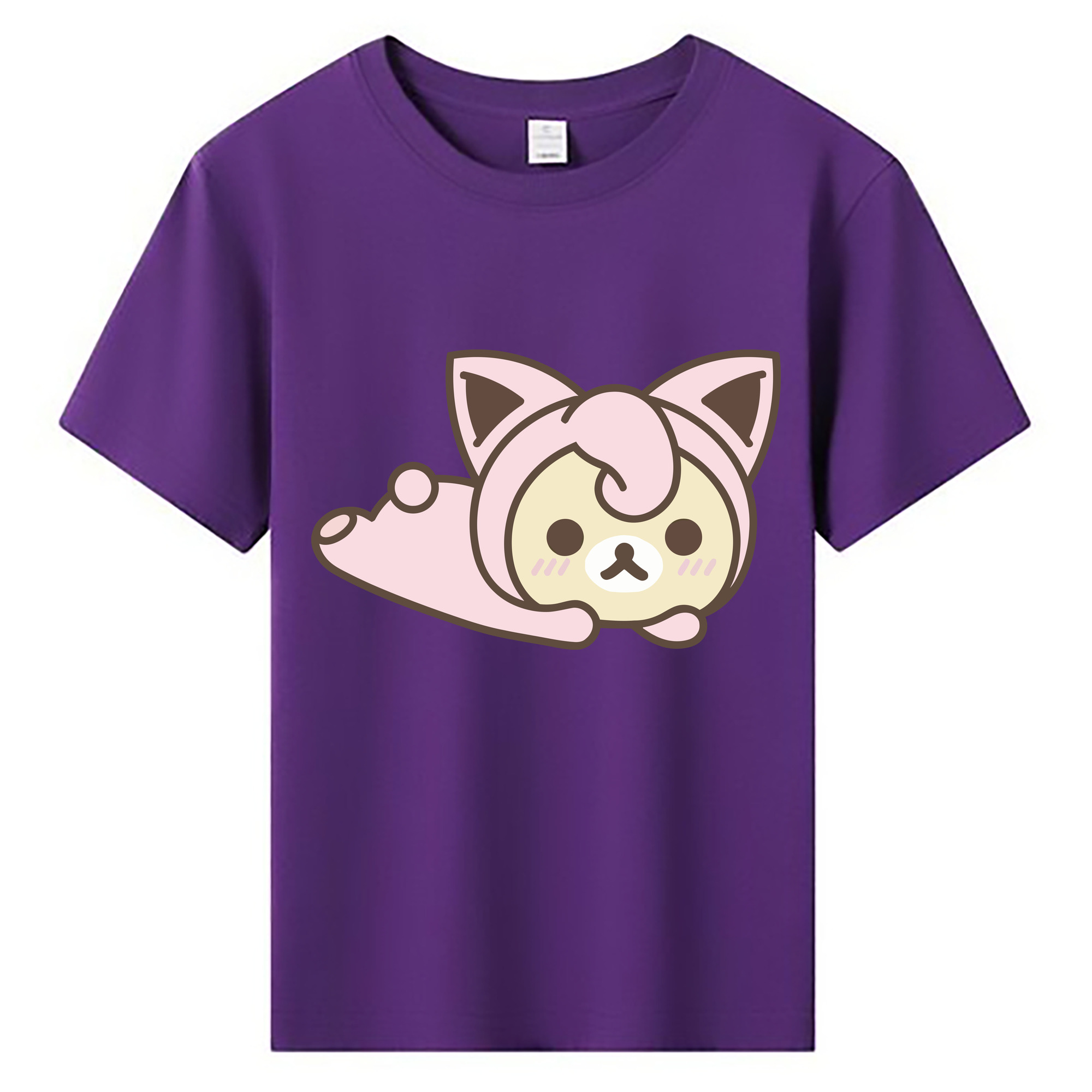 （画像用） リラックマ リラックマ キイロイトリ Rilakkuma Korilakkuma Kiiroitori 綿100％キッズTシャツ（フロントプリント）