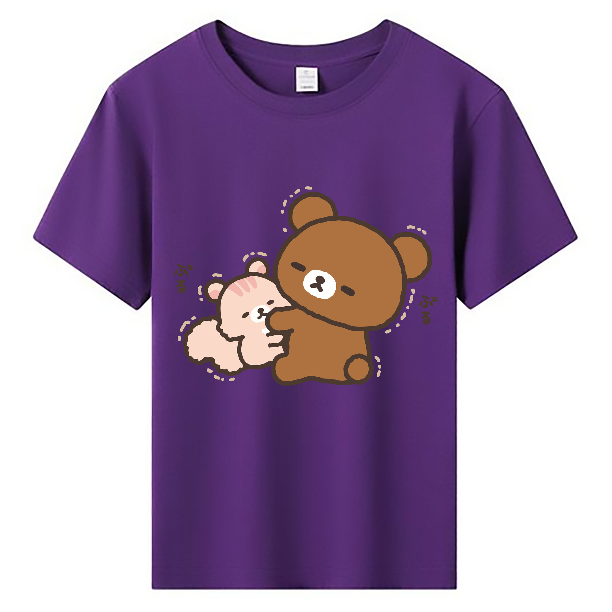（画像用） リラックマ リラックマ キイロイトリ Rilakkuma Korilakkuma Kiiroitori 綿100％キッズTシャツ（フロントプリント）