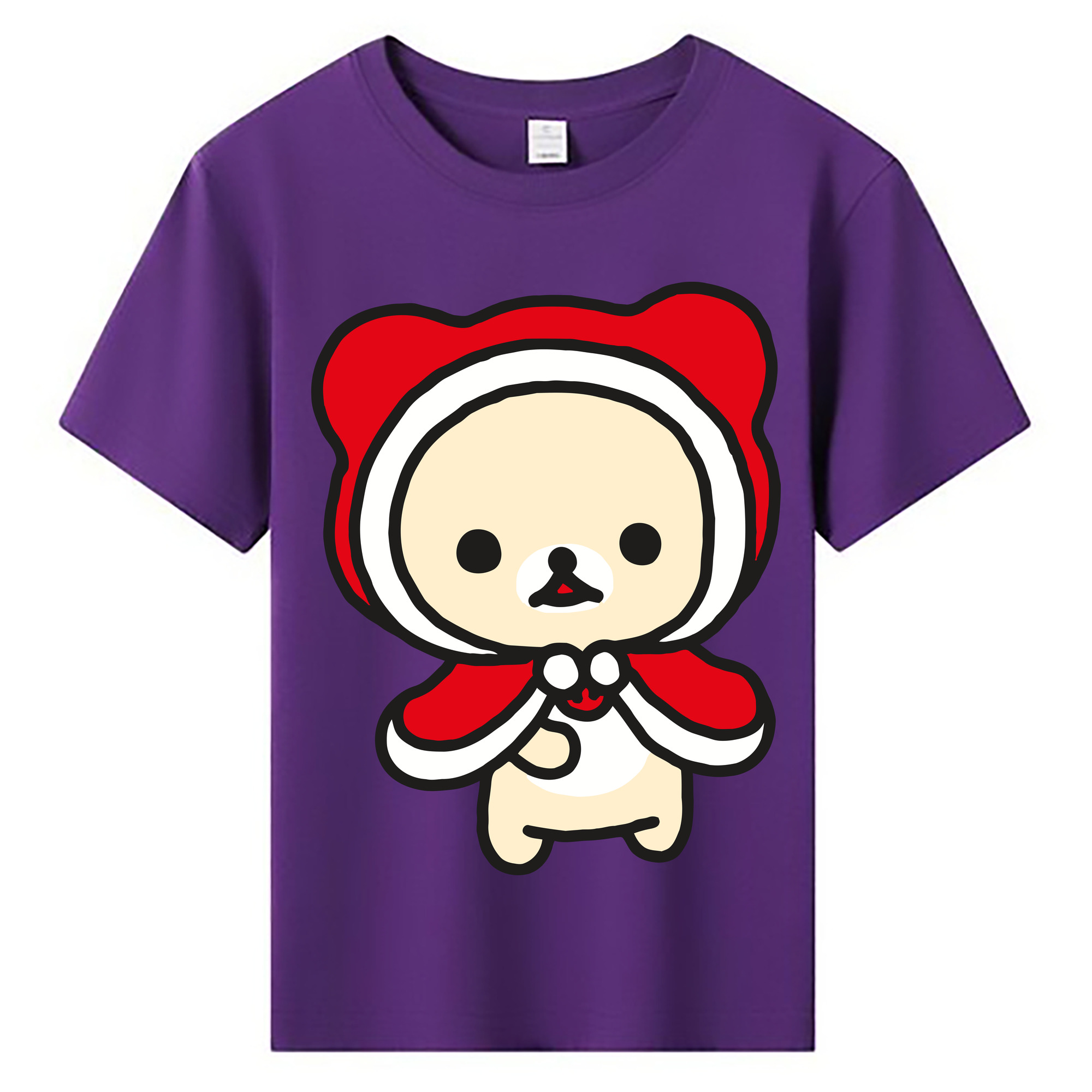 （画像用） リラックマ リラックマ キイロイトリ Rilakkuma Korilakkuma Kiiroitori 綿100％キッズTシャツ（フロントプリント）