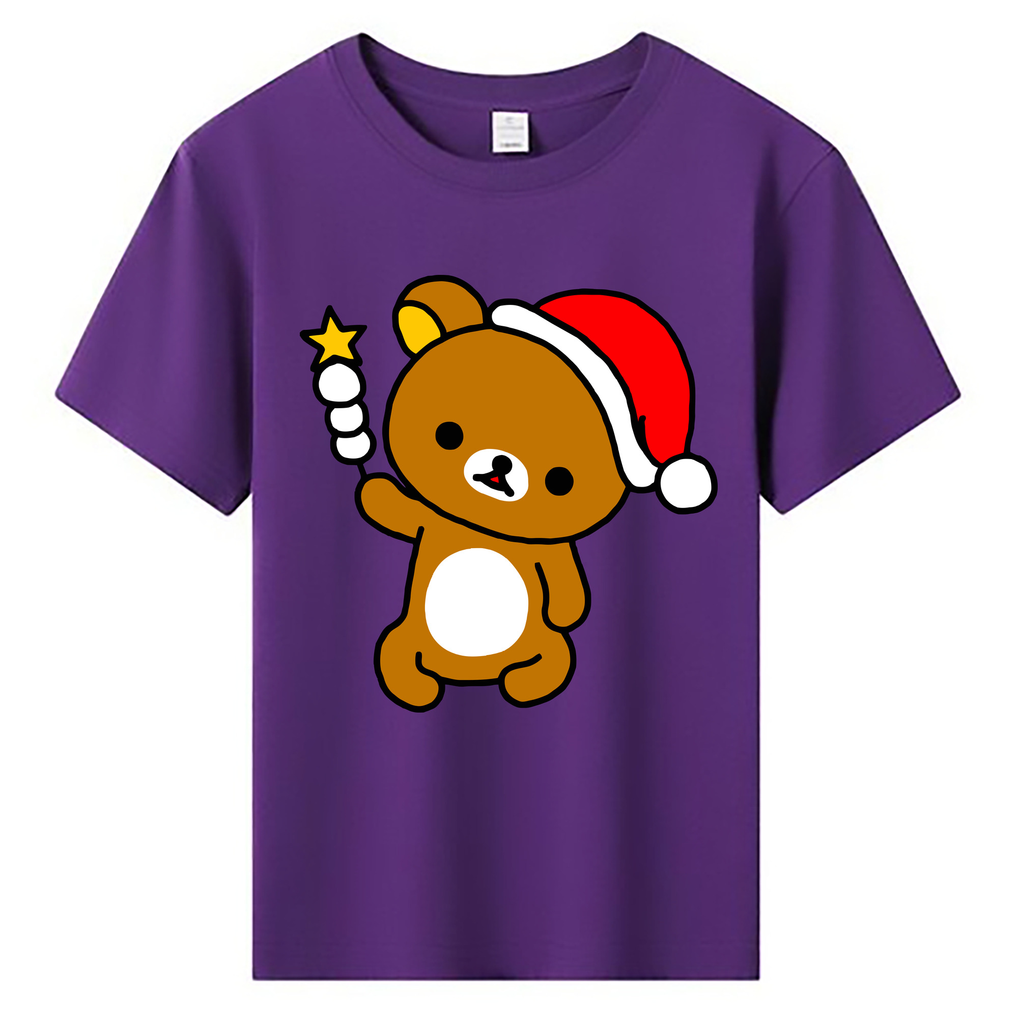 （画像用） リラックマ リラックマ キイロイトリ Rilakkuma Korilakkuma Kiiroitori 綿100％キッズTシャツ（フロントプリント）