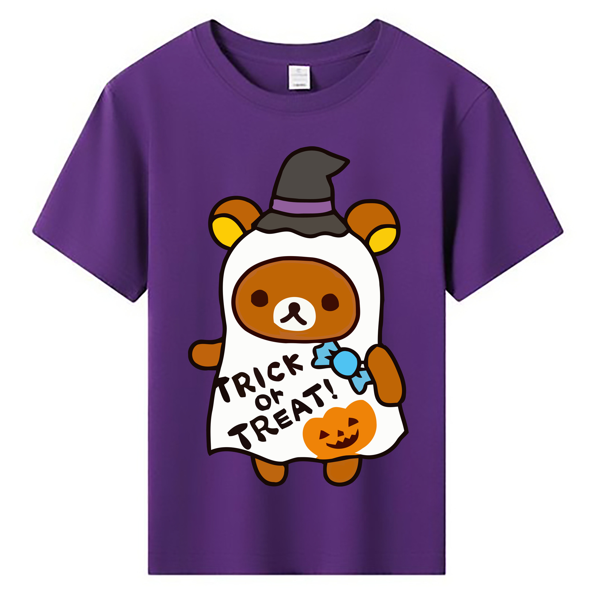 （画像用） リラックマ リラックマ キイロイトリ Rilakkuma Korilakkuma Kiiroitori 綿100％キッズTシャツ（フロントプリント）