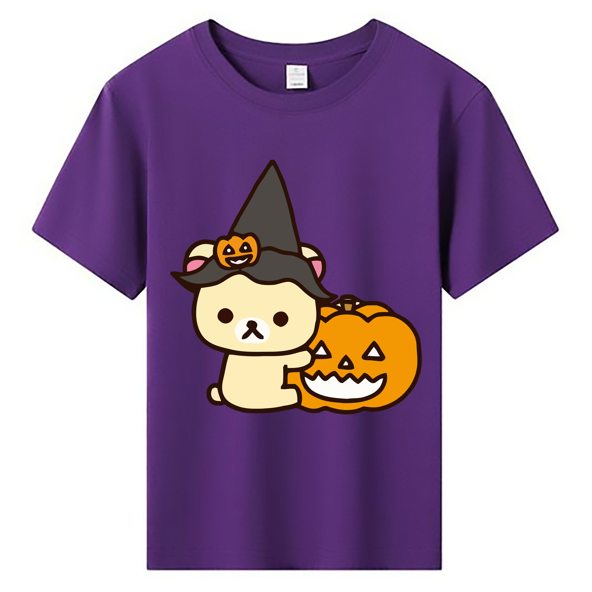（画像用） リラックマ リラックマ キイロイトリ Rilakkuma Korilakkuma Kiiroitori 綿100％キッズTシャツ（フロントプリント）