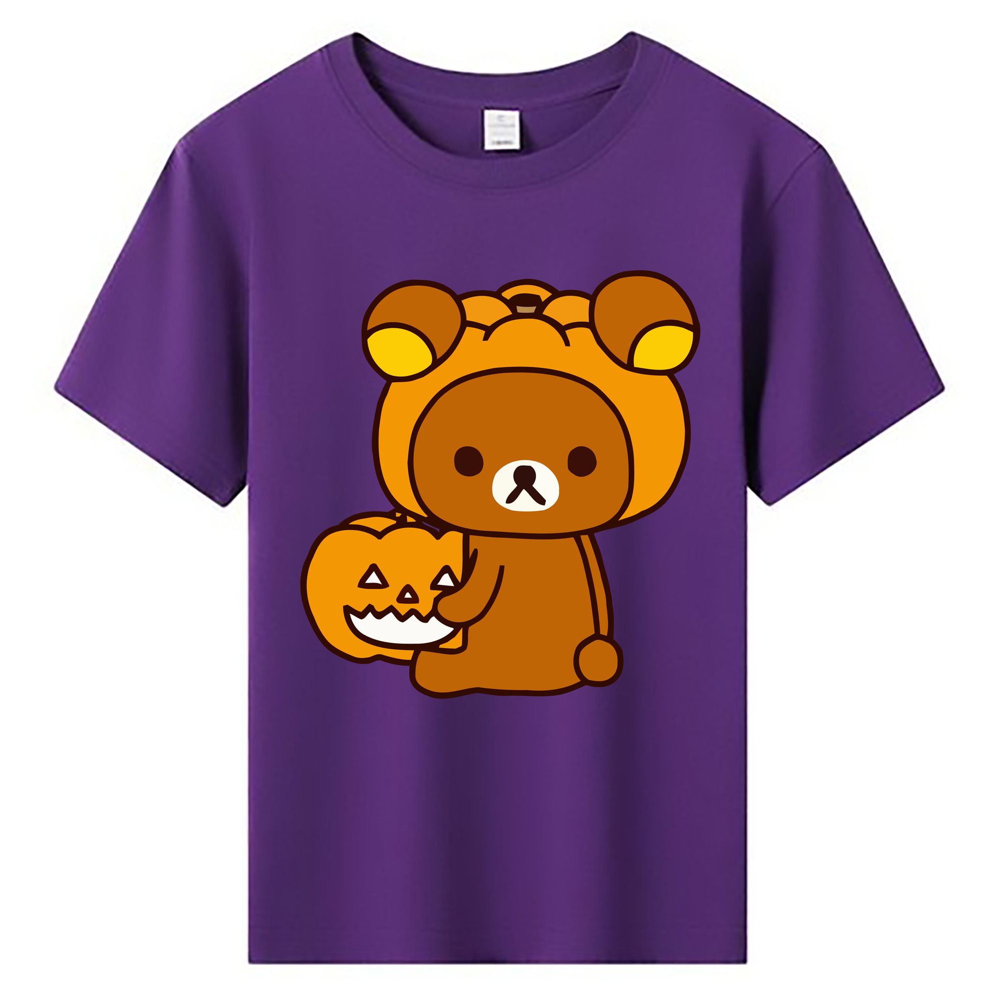（画像用） リラックマ リラックマ キイロイトリ Rilakkuma Korilakkuma Kiiroitori 綿100％キッズTシャツ（フロントプリント）