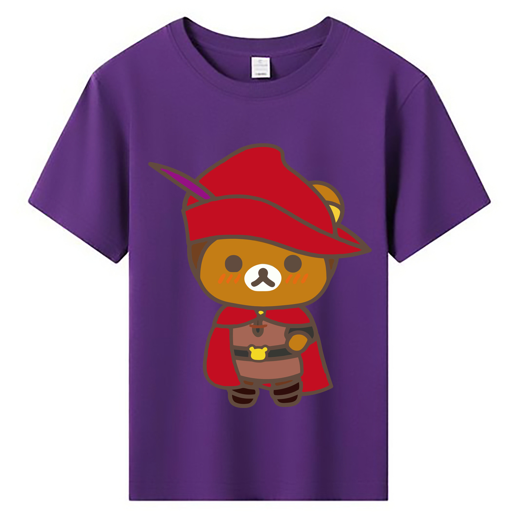 （画像用） リラックマ リラックマ キイロイトリ Rilakkuma Korilakkuma Kiiroitori 綿100％キッズTシャツ（フロントプリント）