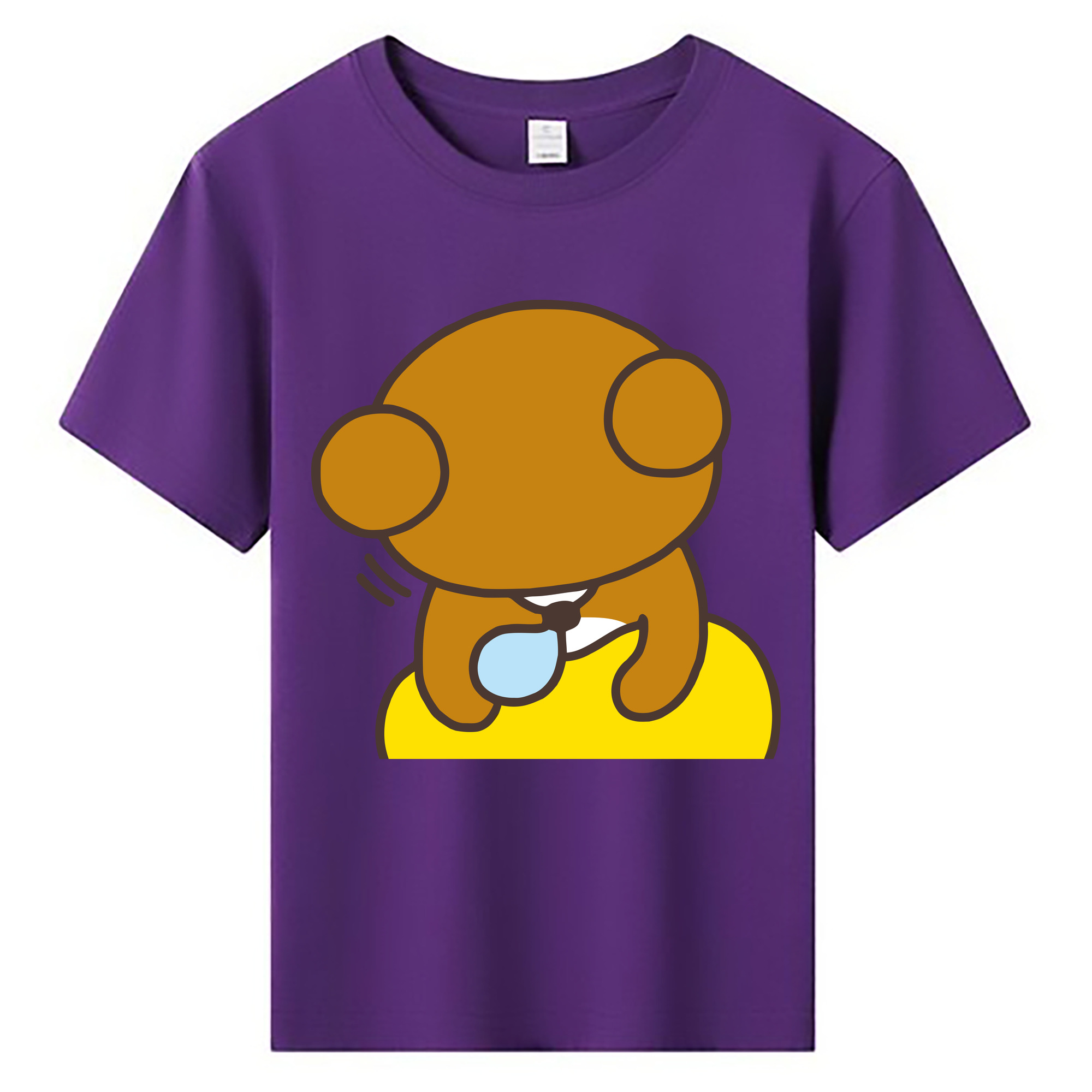 （画像用） リラックマ リラックマ キイロイトリ Rilakkuma Korilakkuma Kiiroitori 綿100％キッズTシャツ（フロントプリント）