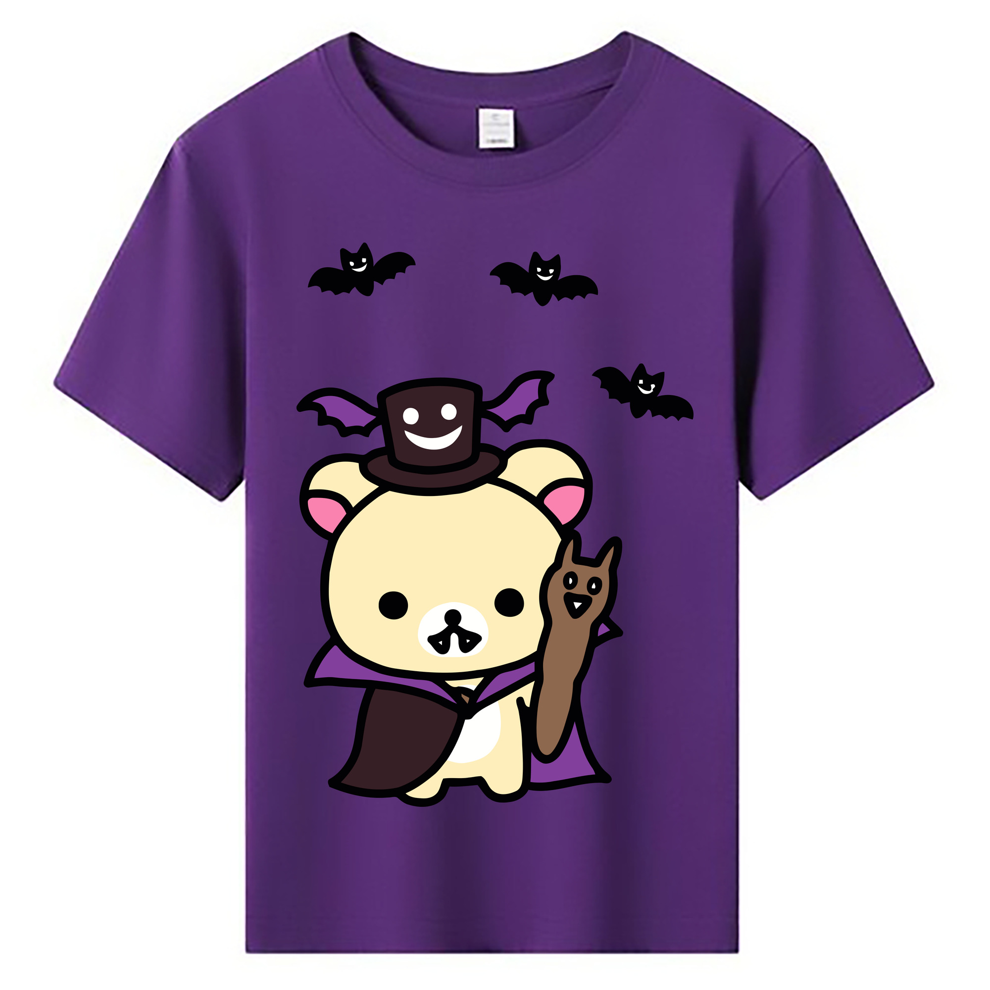 （画像用） リラックマ リラックマ キイロイトリ Rilakkuma Korilakkuma Kiiroitori 綿100％キッズTシャツ（フロントプリント）