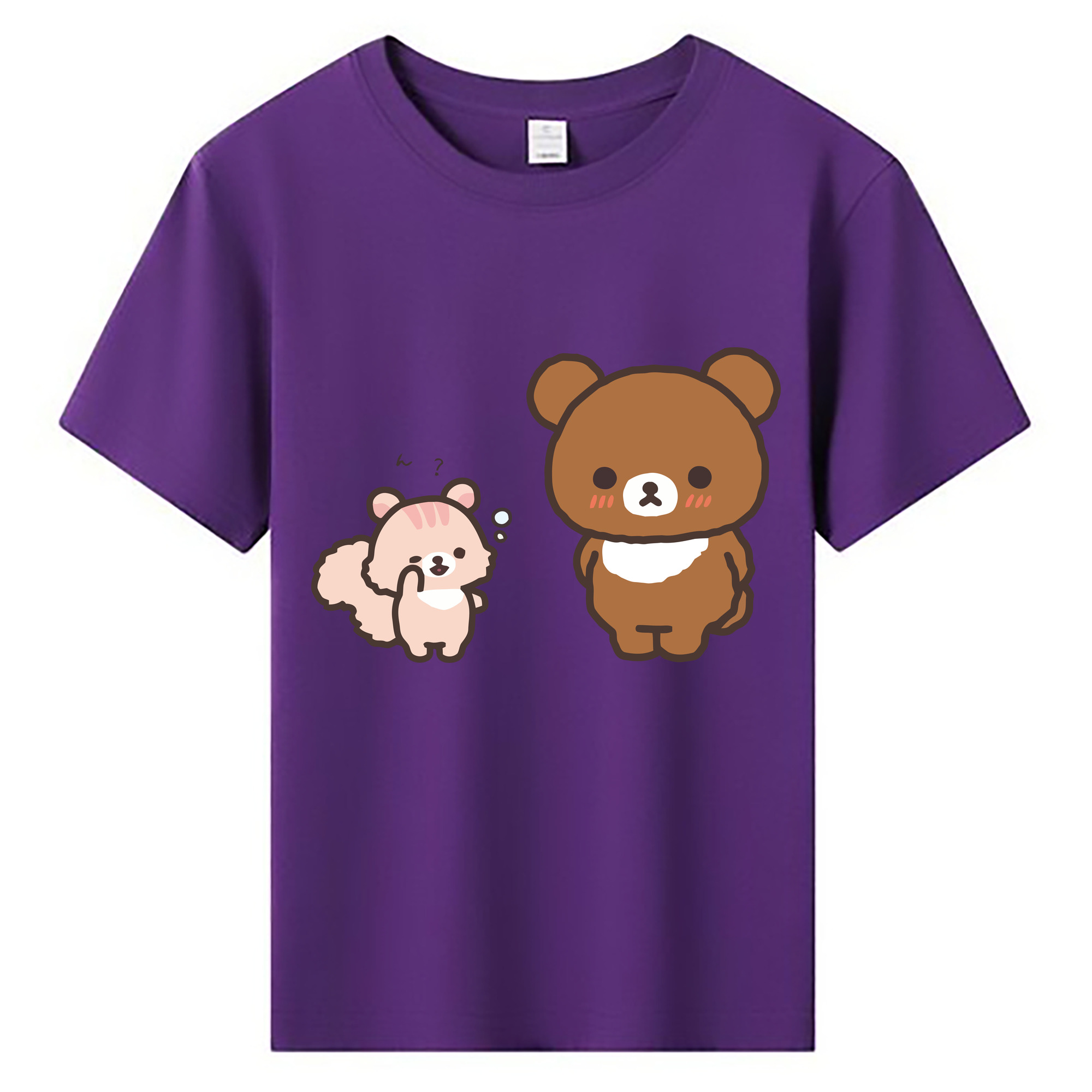 （画像用） リラックマ リラックマ キイロイトリ Rilakkuma Korilakkuma Kiiroitori 綿100％キッズTシャツ（フロントプリント）