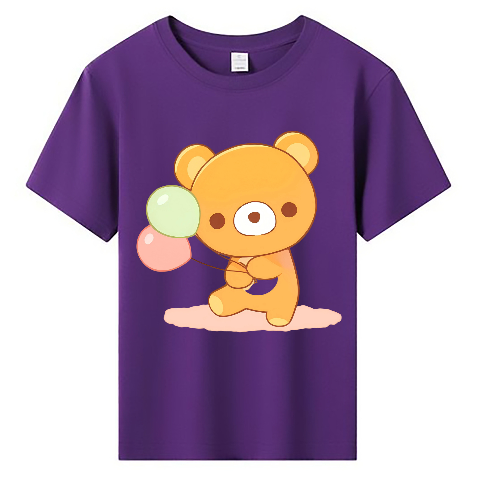 （画像用） リラックマ リラックマ キイロイトリ Rilakkuma Korilakkuma Kiiroitori 綿100％キッズTシャツ（フロントプリント）