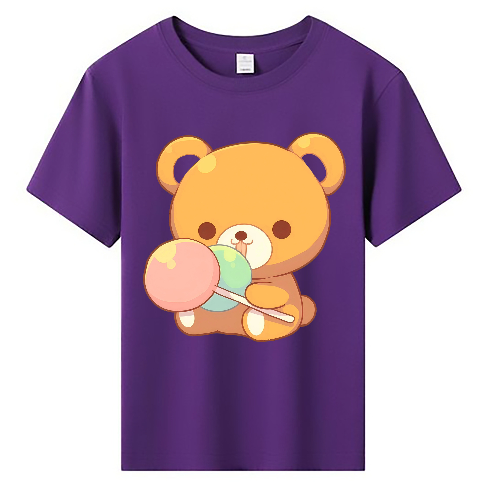 （画像用） リラックマ リラックマ キイロイトリ Rilakkuma Korilakkuma Kiiroitori 綿100％キッズTシャツ（フロントプリント）
