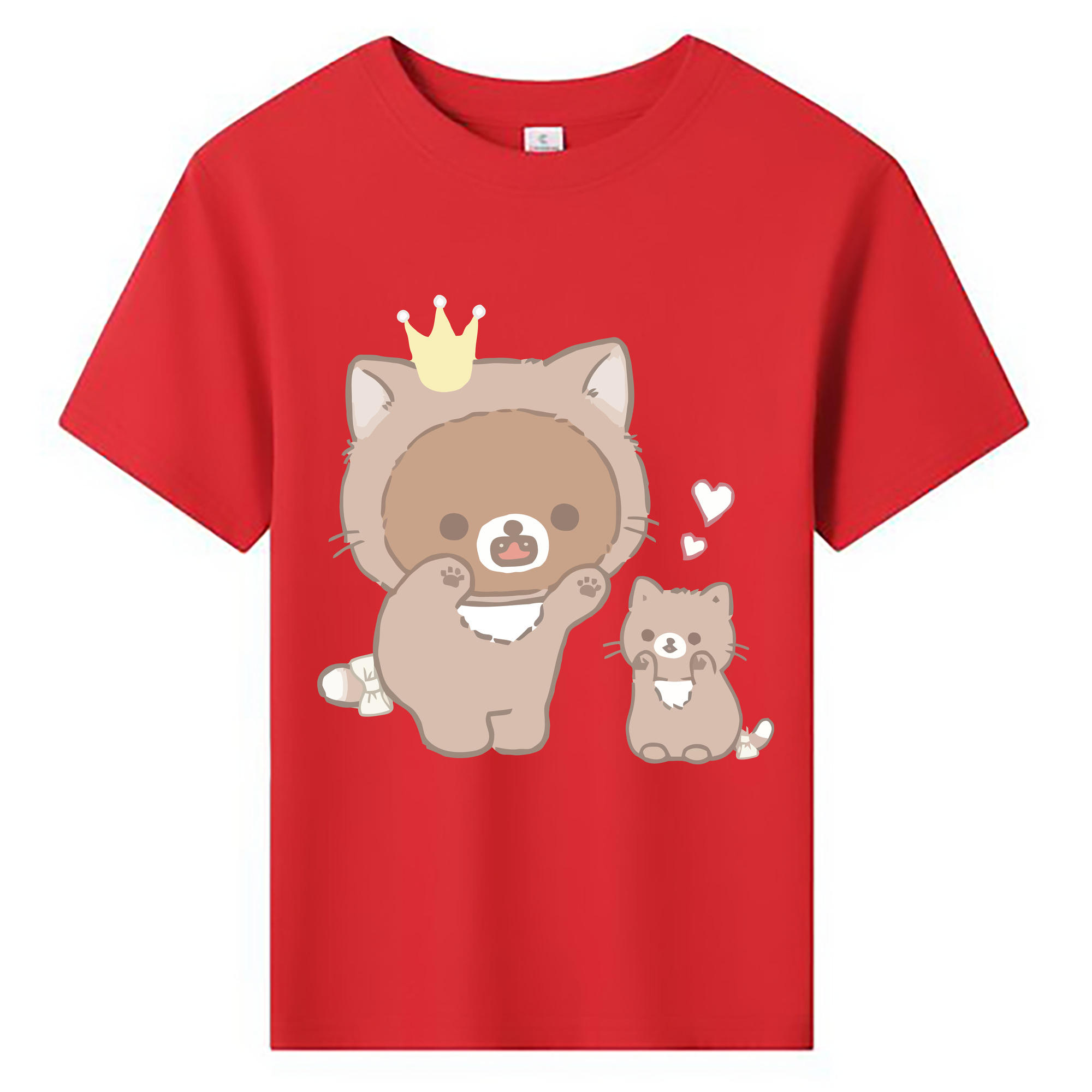 （画像用） リラックマ リラックマ キイロイトリ Rilakkuma Korilakkuma Kiiroitori 綿100％キッズTシャツ（フロントプリント）