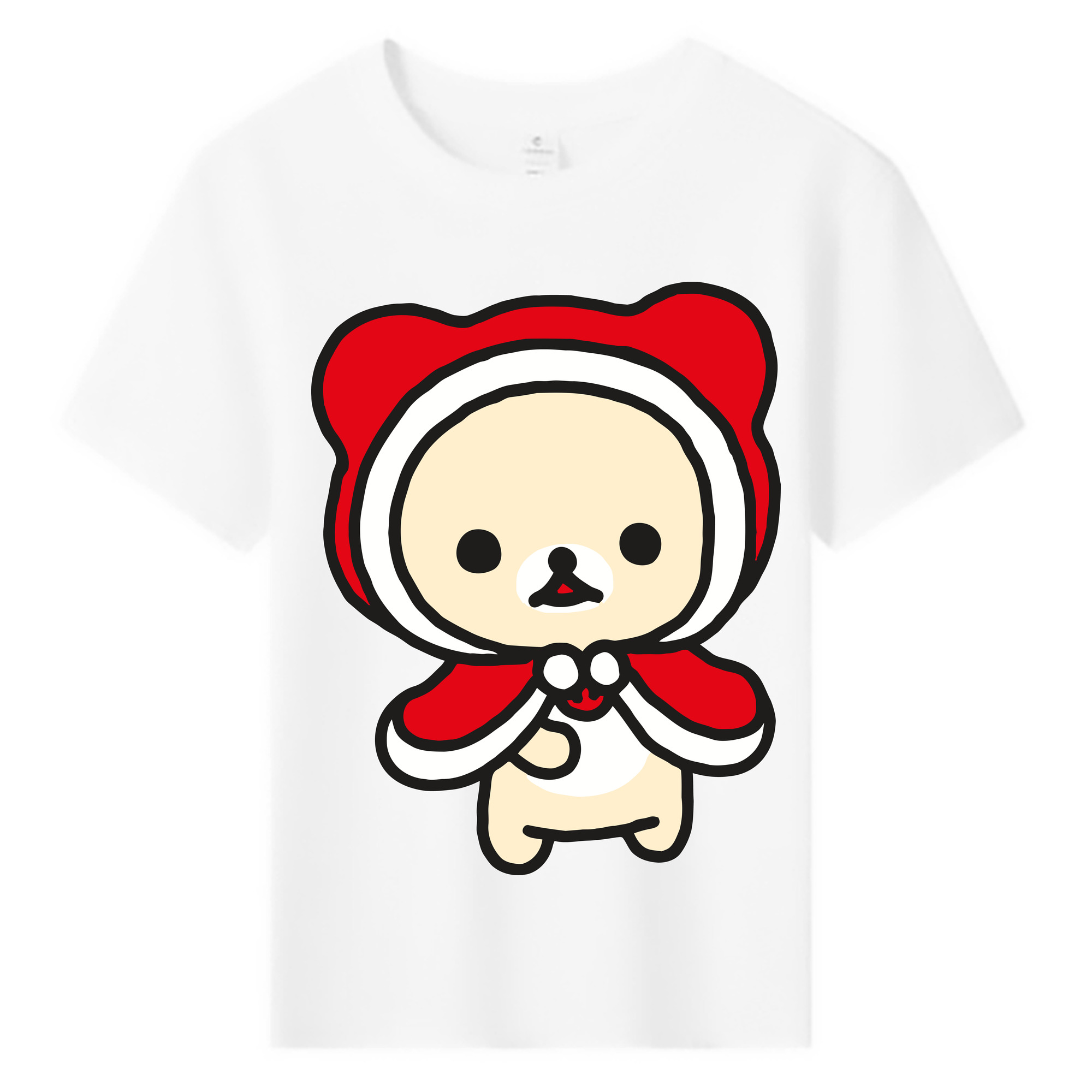 （画像用） リラックマ リラックマ キイロイトリ Rilakkuma Korilakkuma Kiiroitori 綿100％キッズTシャツ（フロントプリント）