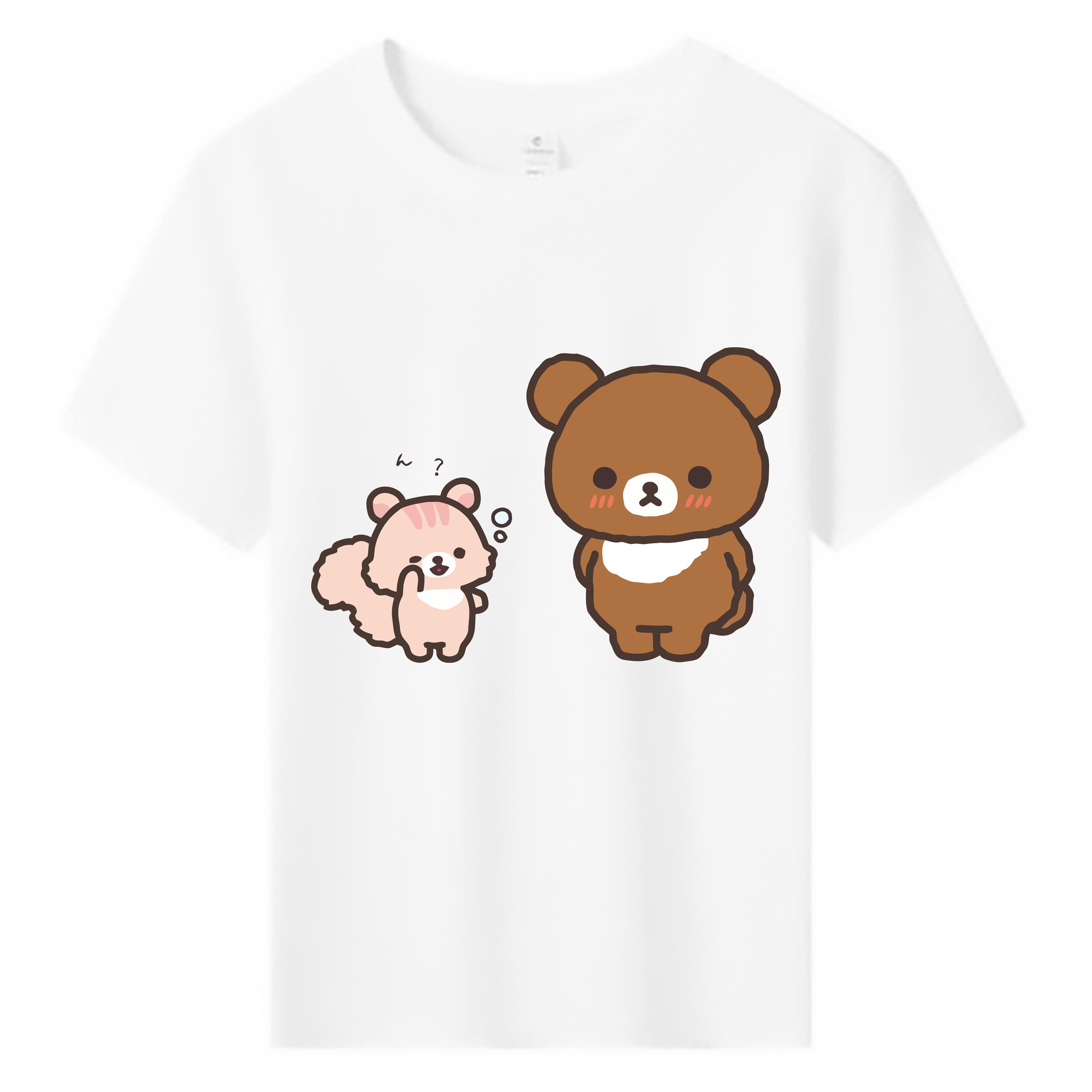 （画像用） リラックマ リラックマ キイロイトリ Rilakkuma Korilakkuma Kiiroitori 綿100％キッズTシャツ（フロントプリント）