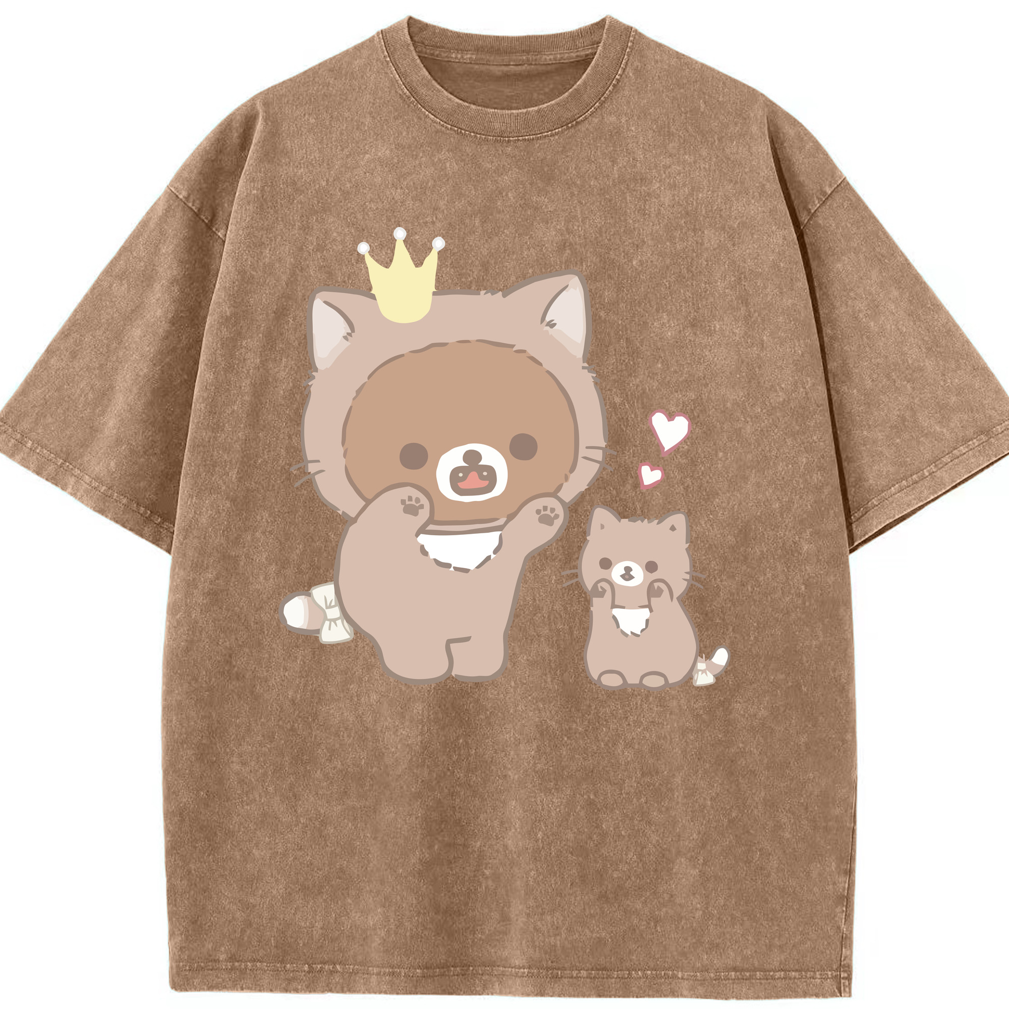 （画像用） リラックマ リラックマ キイロイトリ Rilakkuma Korilakkuma Kiiroitori 綿100% ヴィンテージ風 半袖Tシャツ（フロントプリント）