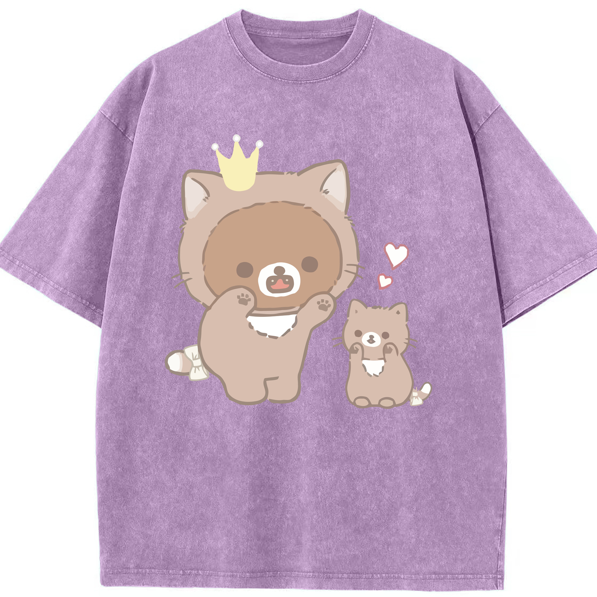 （画像用） リラックマ リラックマ キイロイトリ Rilakkuma Korilakkuma Kiiroitori 綿100% ヴィンテージ風 半袖Tシャツ（フロントプリント）