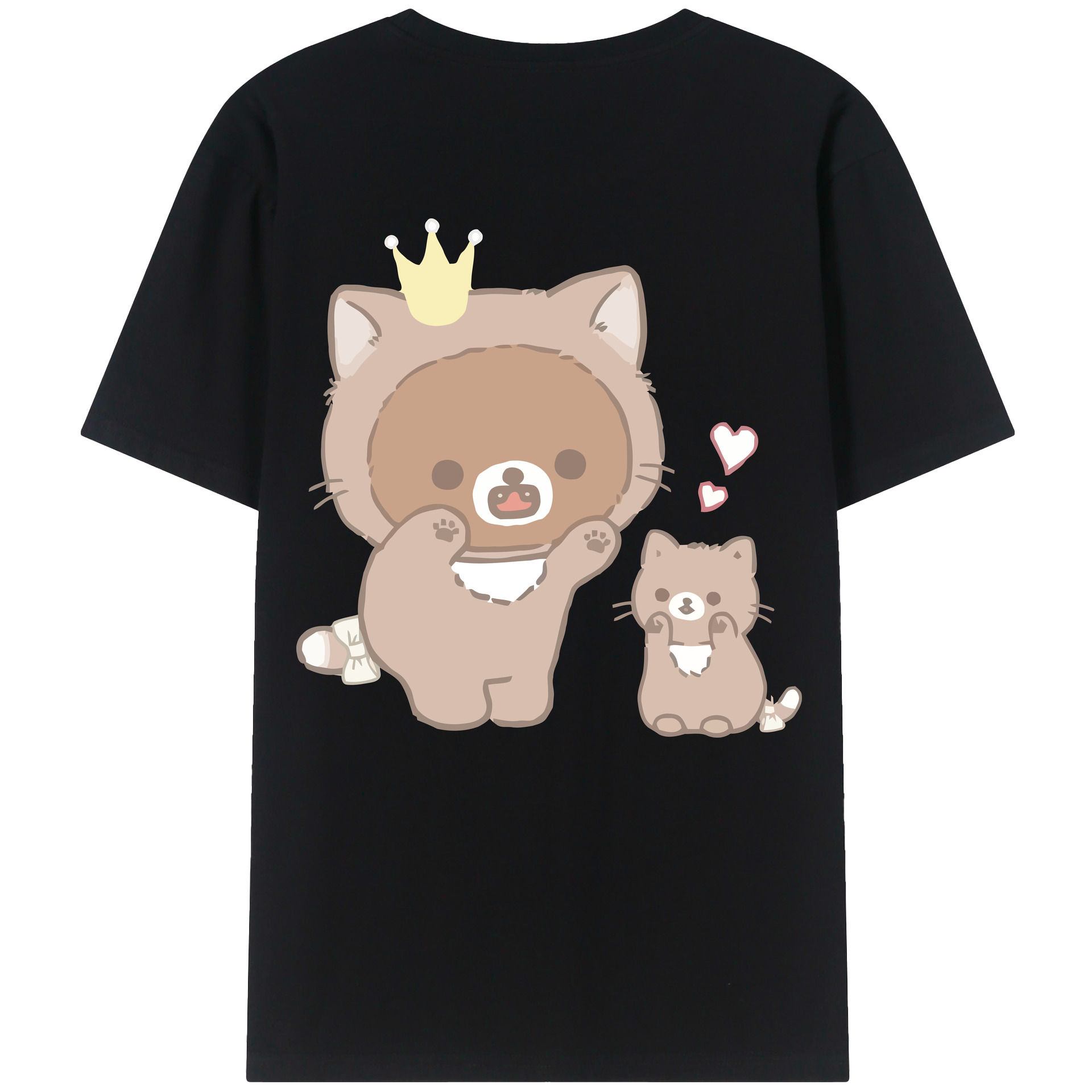 （画像用） リラックマ リラックマ キイロイトリ Rilakkuma Korilakkuma Kiiroitori 綿100％ メンズ半袖Tシャツ（バックプリント） 通気性