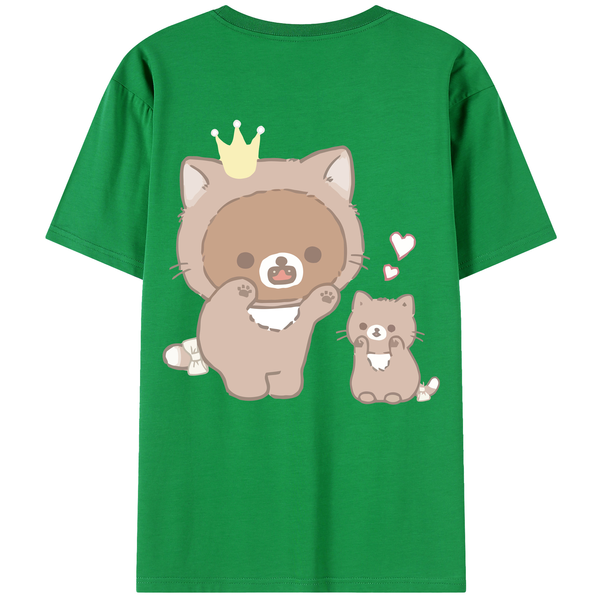 （画像用） リラックマ リラックマ キイロイトリ Rilakkuma Korilakkuma Kiiroitori 綿100％ メンズ半袖Tシャツ（バックプリント） 通気性