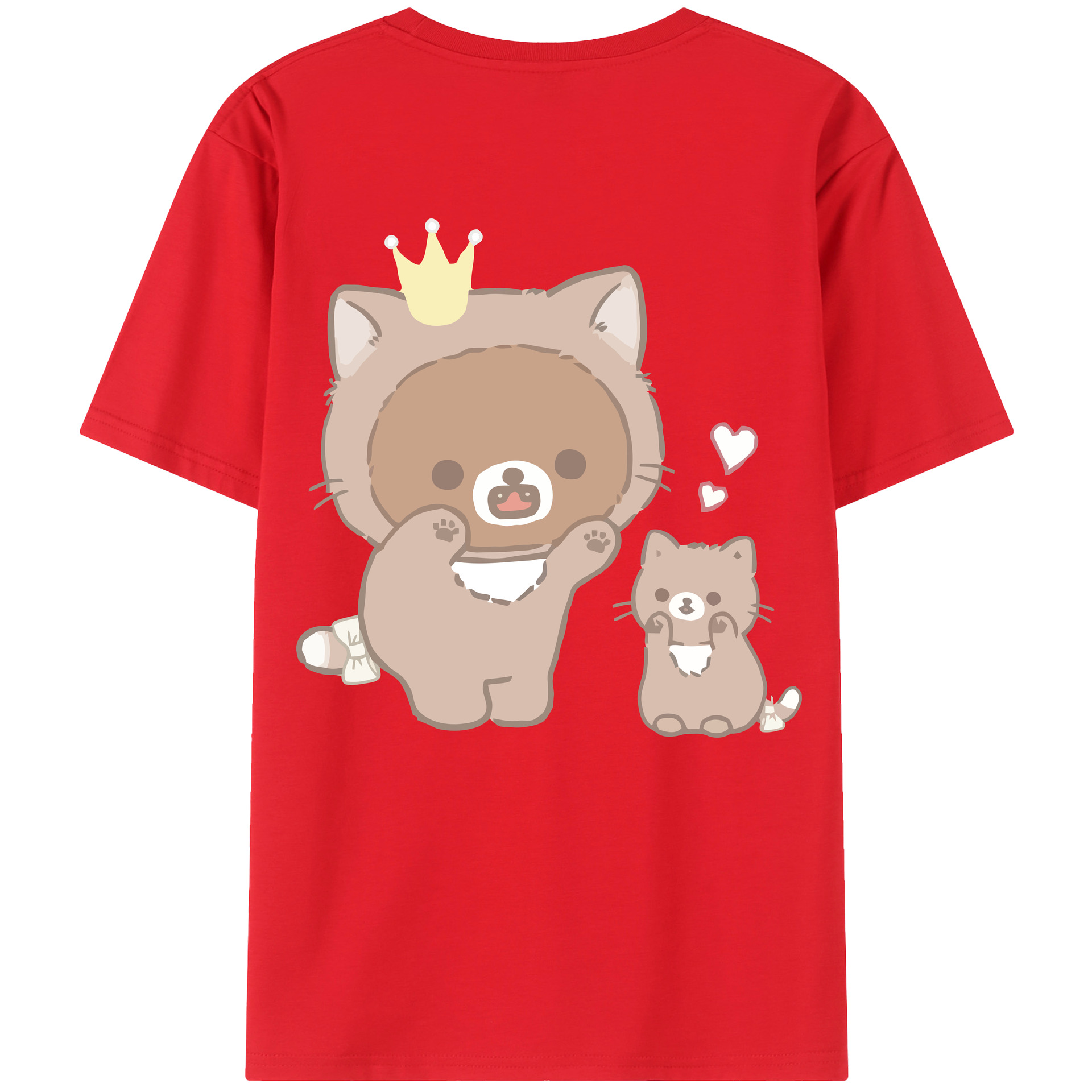 （画像用） リラックマ リラックマ キイロイトリ Rilakkuma Korilakkuma Kiiroitori 綿100％ メンズ半袖Tシャツ（バックプリント） 通気性