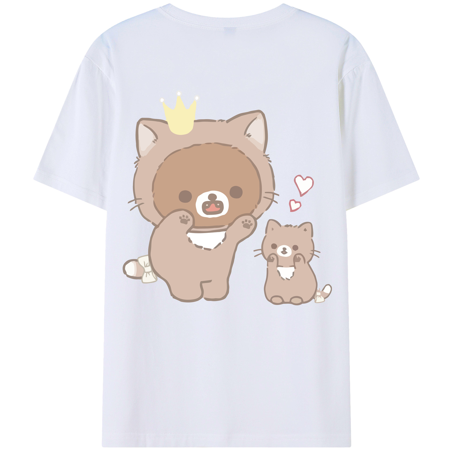 （画像用） リラックマ リラックマ キイロイトリ Rilakkuma Korilakkuma Kiiroitori 綿100％ メンズ半袖Tシャツ（バックプリント） 通気性
