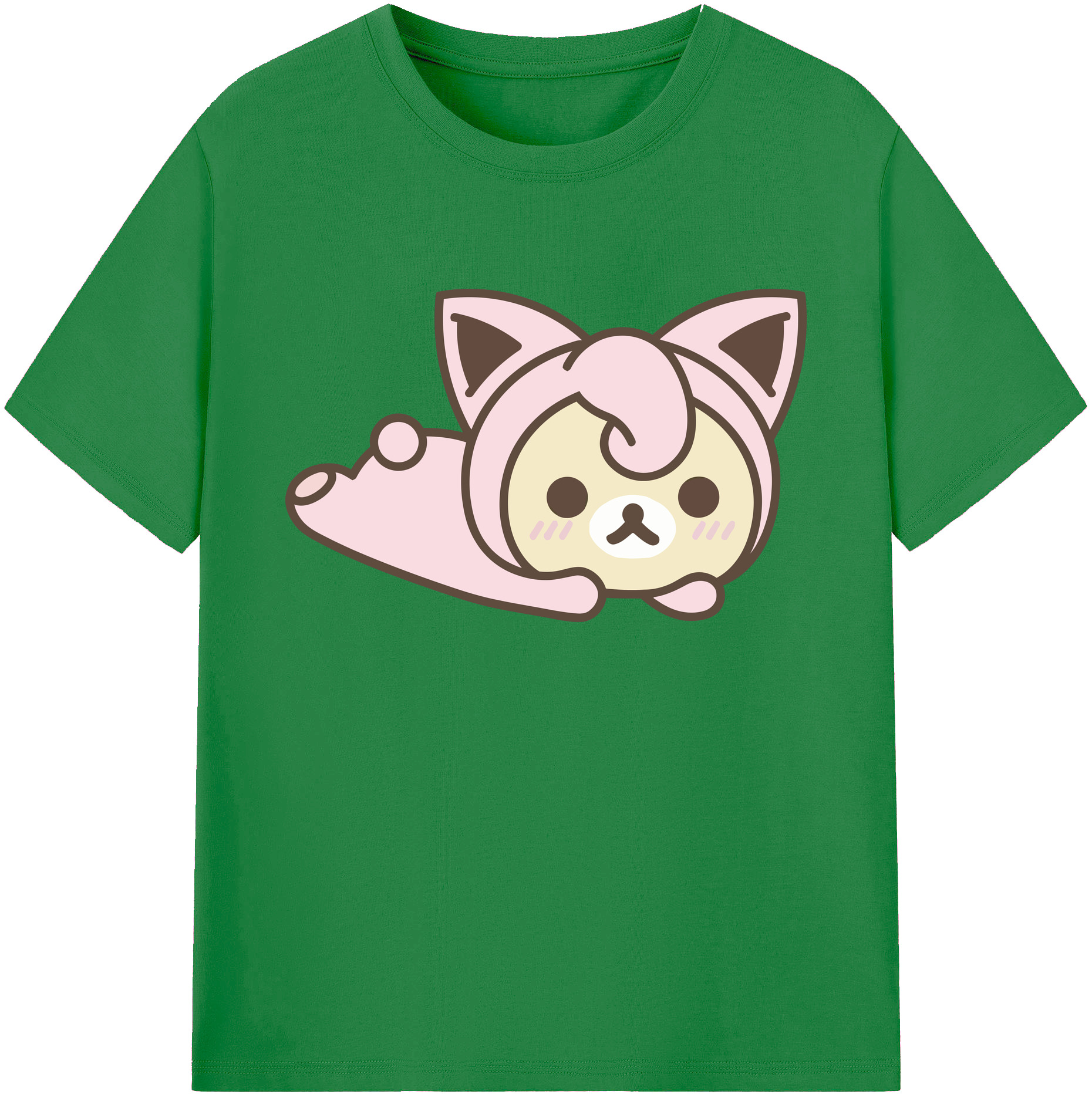 （画像用） リラックマ リラックマ キイロイトリ Rilakkuma Korilakkuma Kiiroitori 綿100％ メンズ半袖Tシャツ｜肌触りやわらか＆通気性