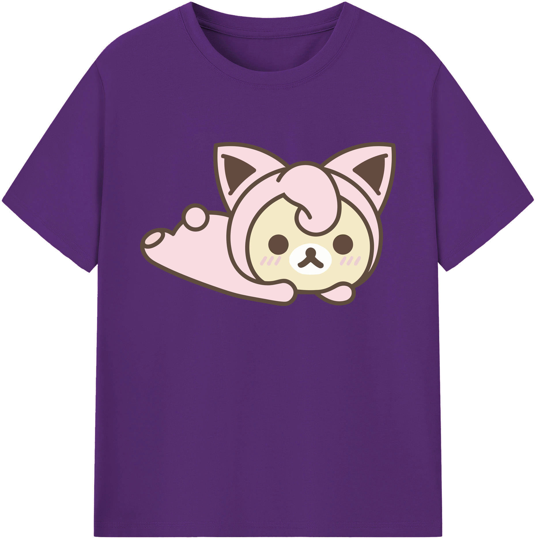 （画像用） リラックマ リラックマ キイロイトリ Rilakkuma Korilakkuma Kiiroitori 綿100％ メンズ半袖Tシャツ｜肌触りやわらか＆通気性