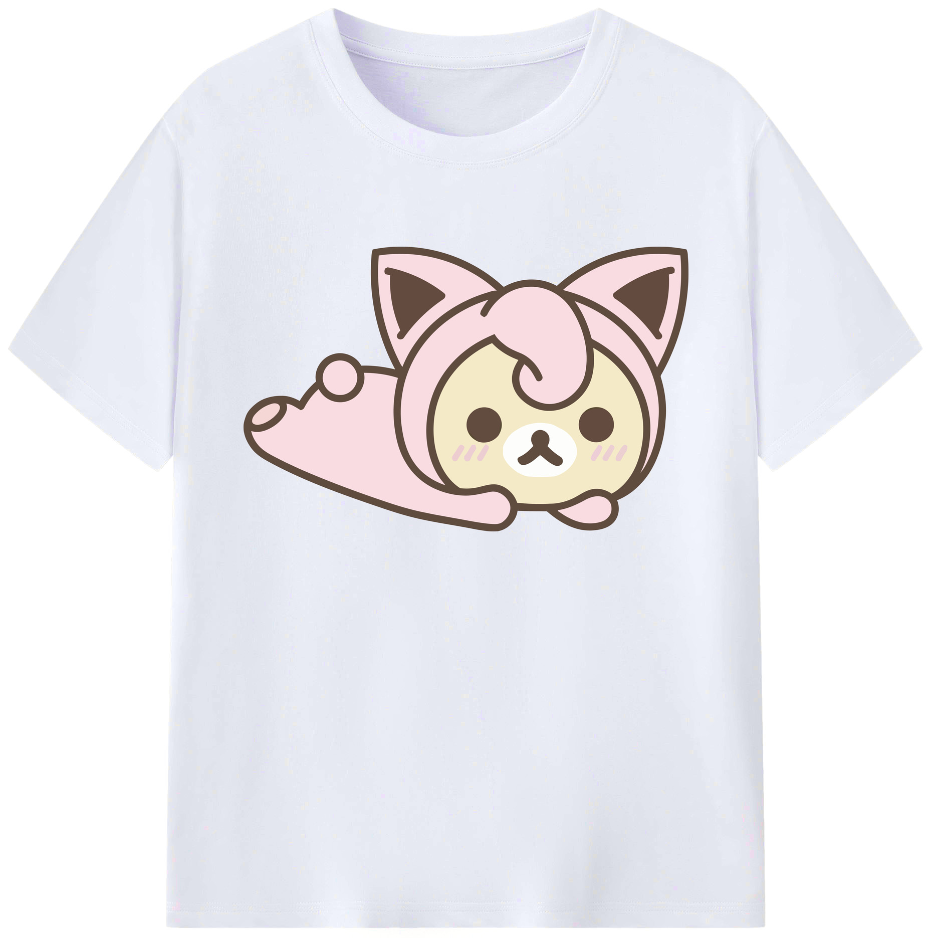 （画像用） リラックマ リラックマ キイロイトリ Rilakkuma Korilakkuma Kiiroitori 綿100％ メンズ半袖Tシャツ｜肌触りやわらか＆通気性