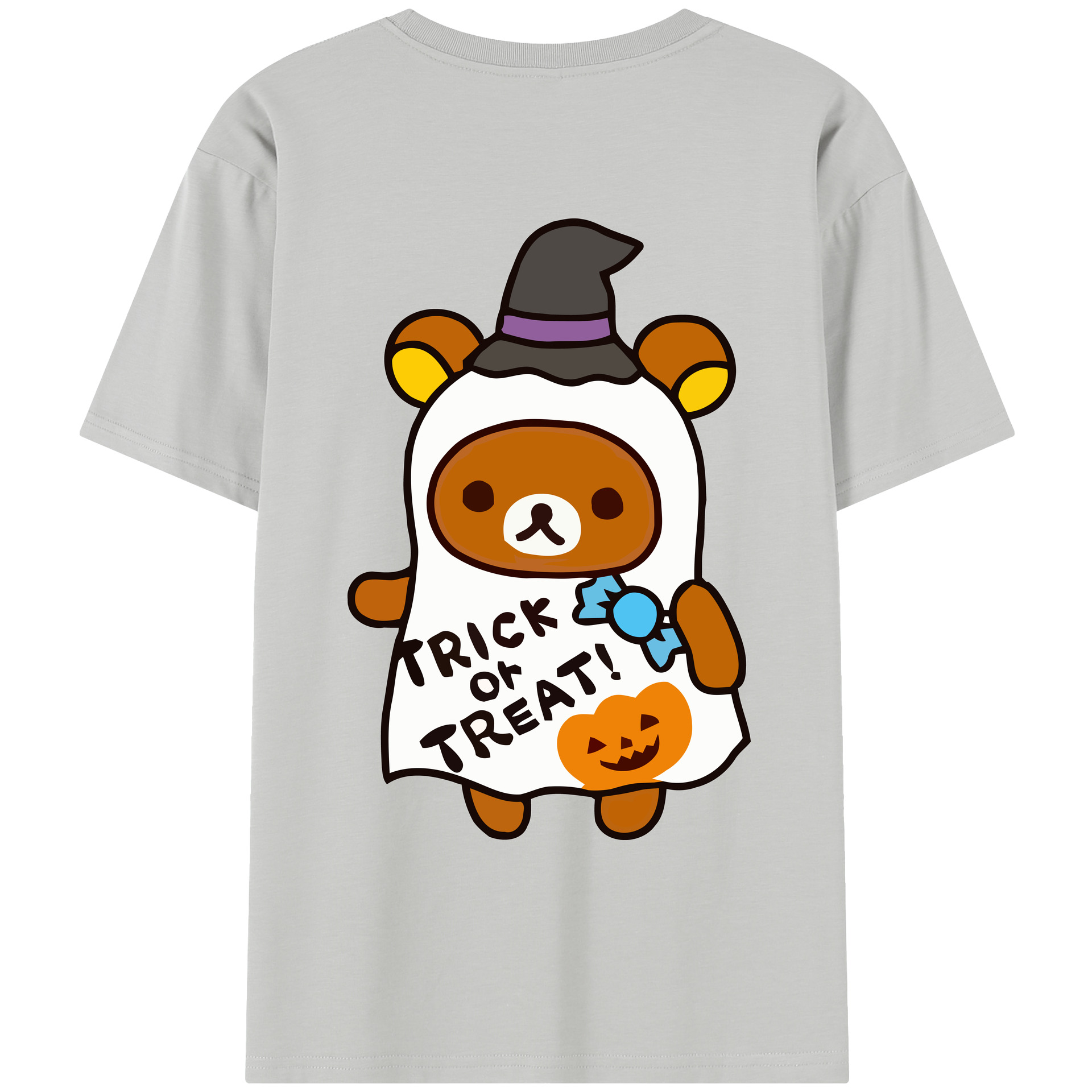 （画像用） リラックマ リラックマ キイロイトリ Rilakkuma Korilakkuma Kiiroitori レディース半袖Tシャツ(バックプリント)