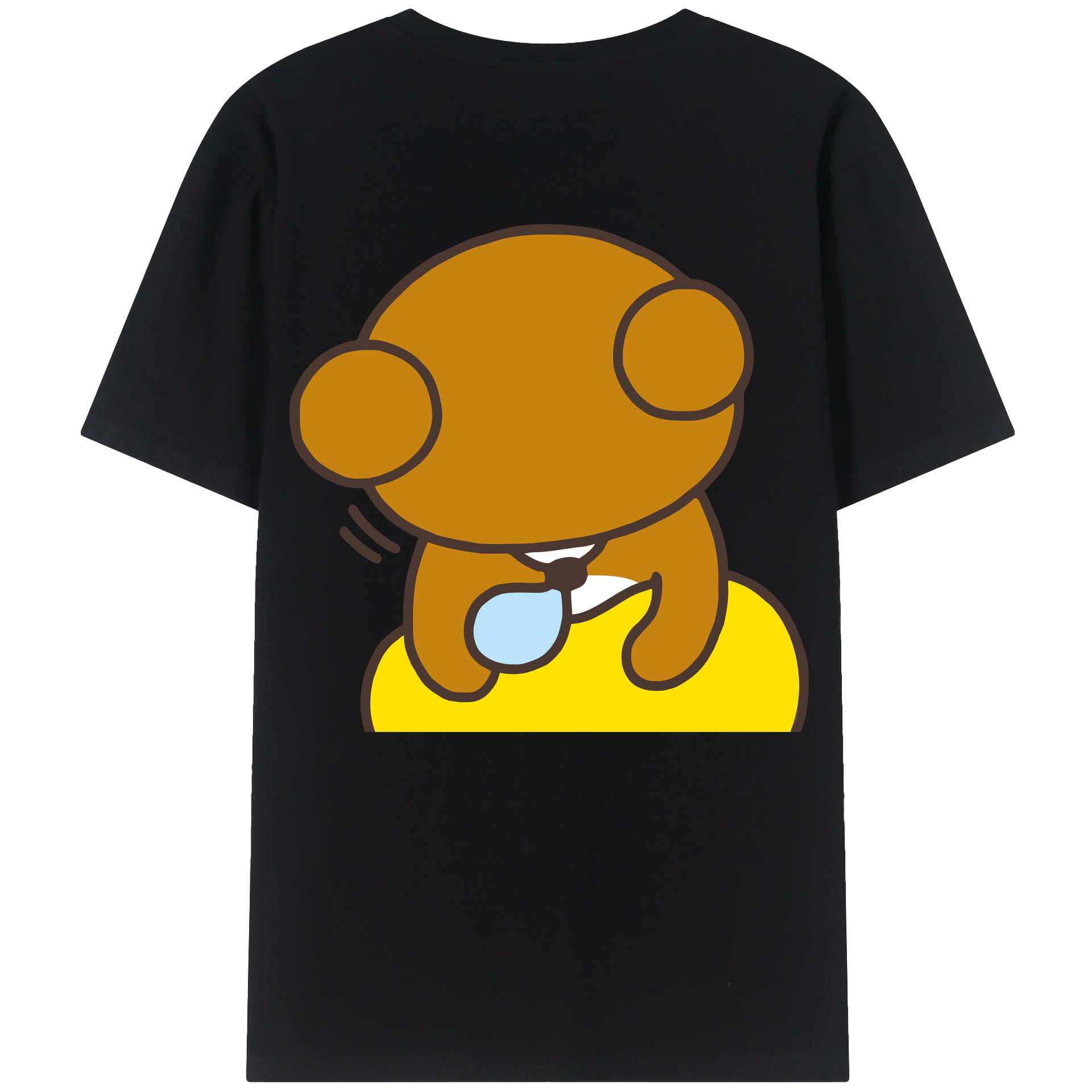 （画像用） リラックマ リラックマ キイロイトリ Rilakkuma Korilakkuma Kiiroitori レディース半袖Tシャツ(バックプリント)