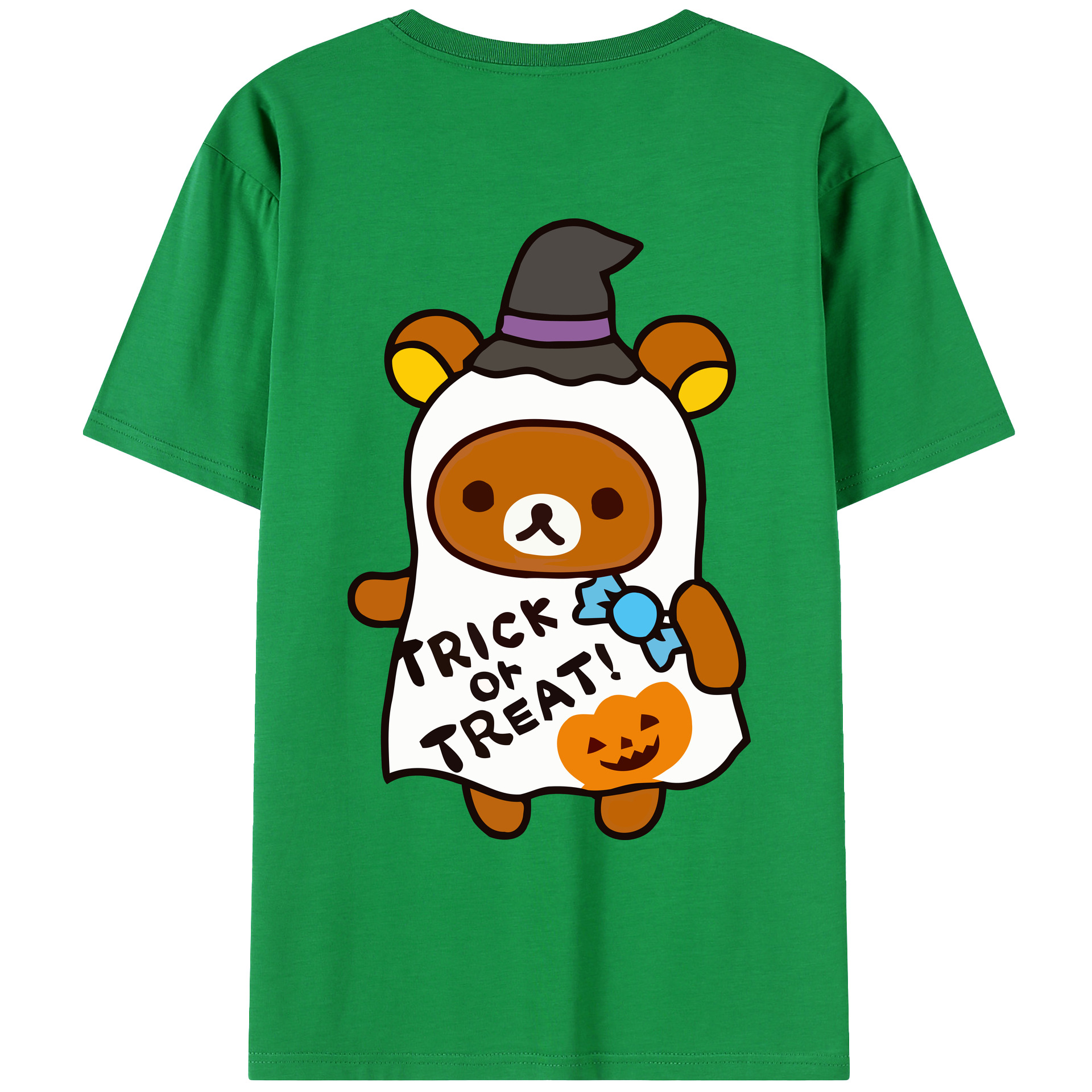 （画像用） リラックマ リラックマ キイロイトリ Rilakkuma Korilakkuma Kiiroitori レディース半袖Tシャツ(バックプリント)