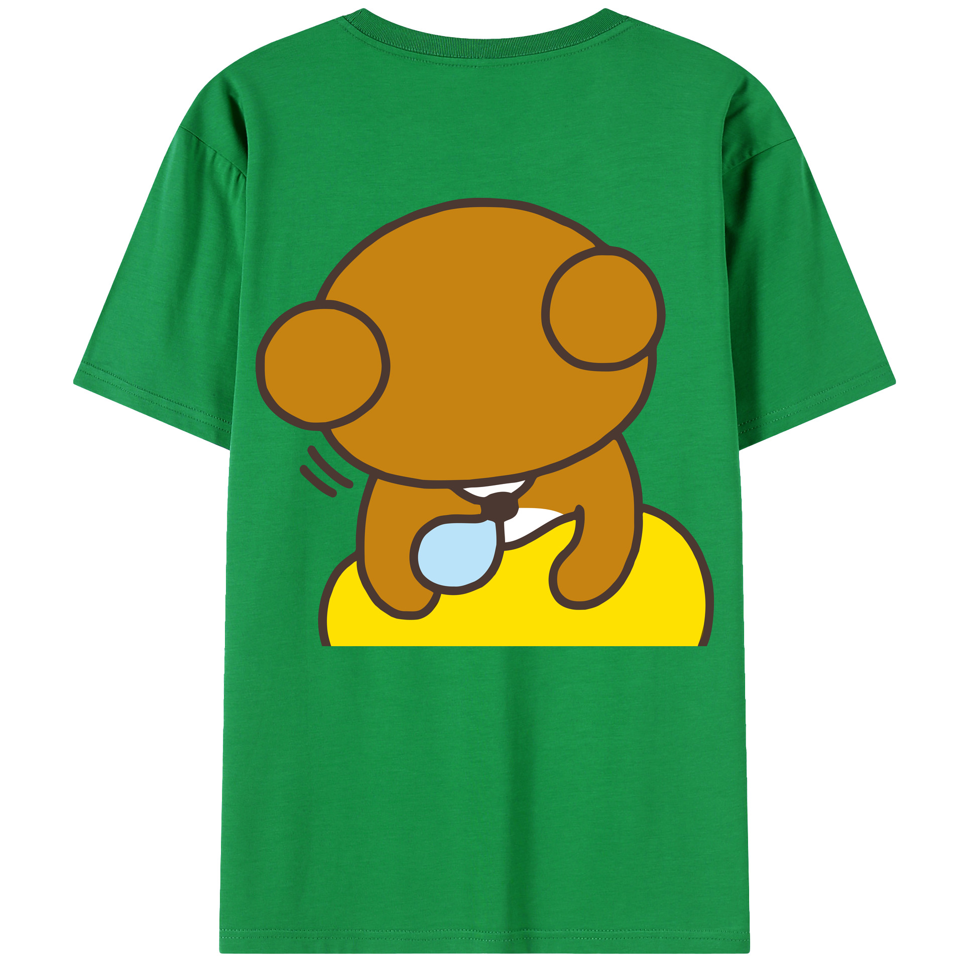 （画像用） リラックマ リラックマ キイロイトリ Rilakkuma Korilakkuma Kiiroitori レディース半袖Tシャツ(バックプリント)