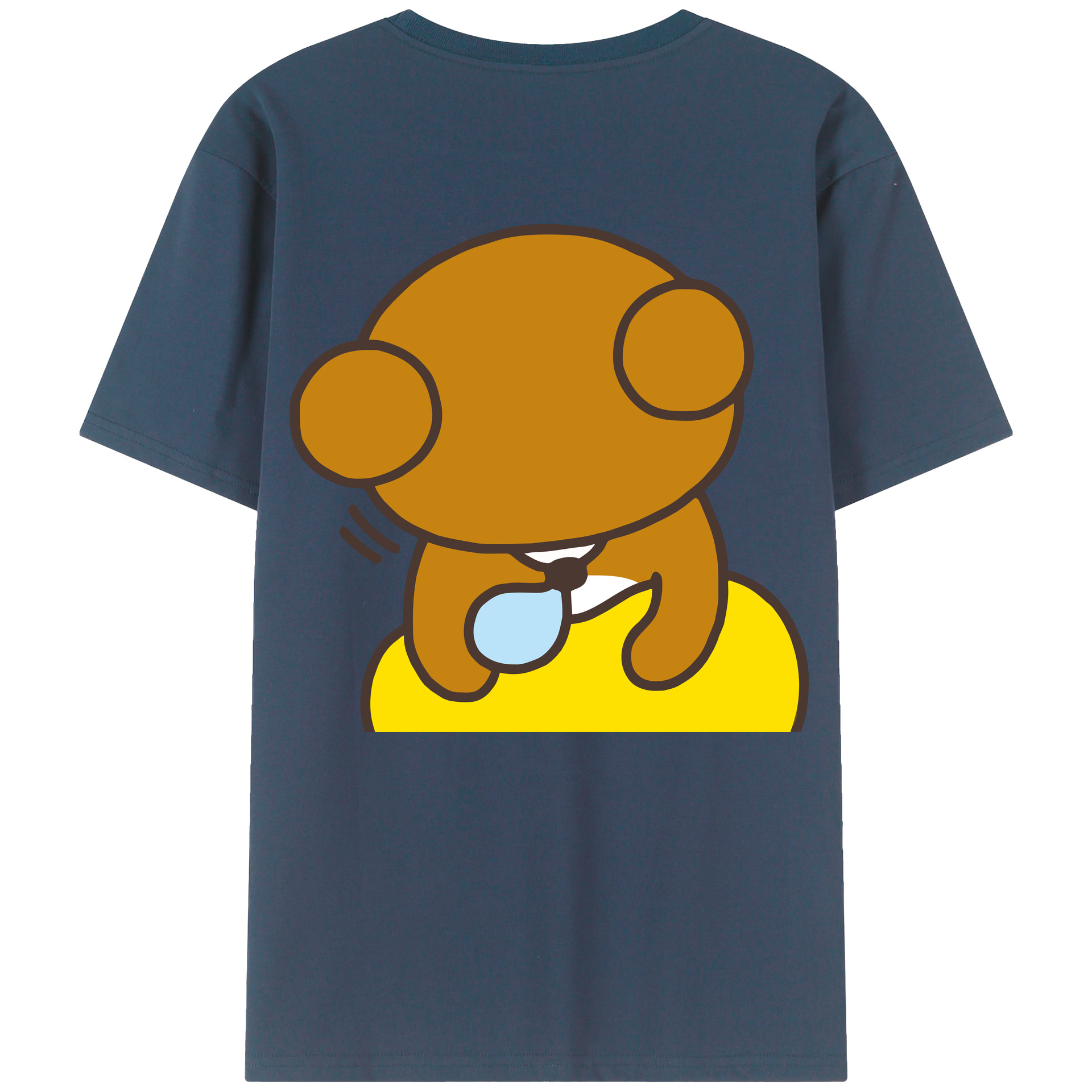 （画像用） リラックマ リラックマ キイロイトリ Rilakkuma Korilakkuma Kiiroitori レディース半袖Tシャツ(バックプリント)