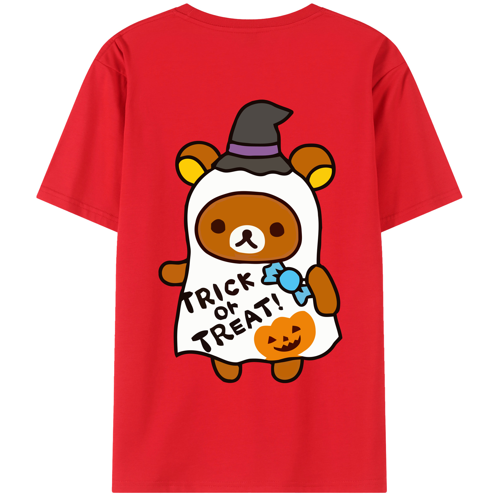 （画像用） リラックマ リラックマ キイロイトリ Rilakkuma Korilakkuma Kiiroitori レディース半袖Tシャツ(バックプリント)