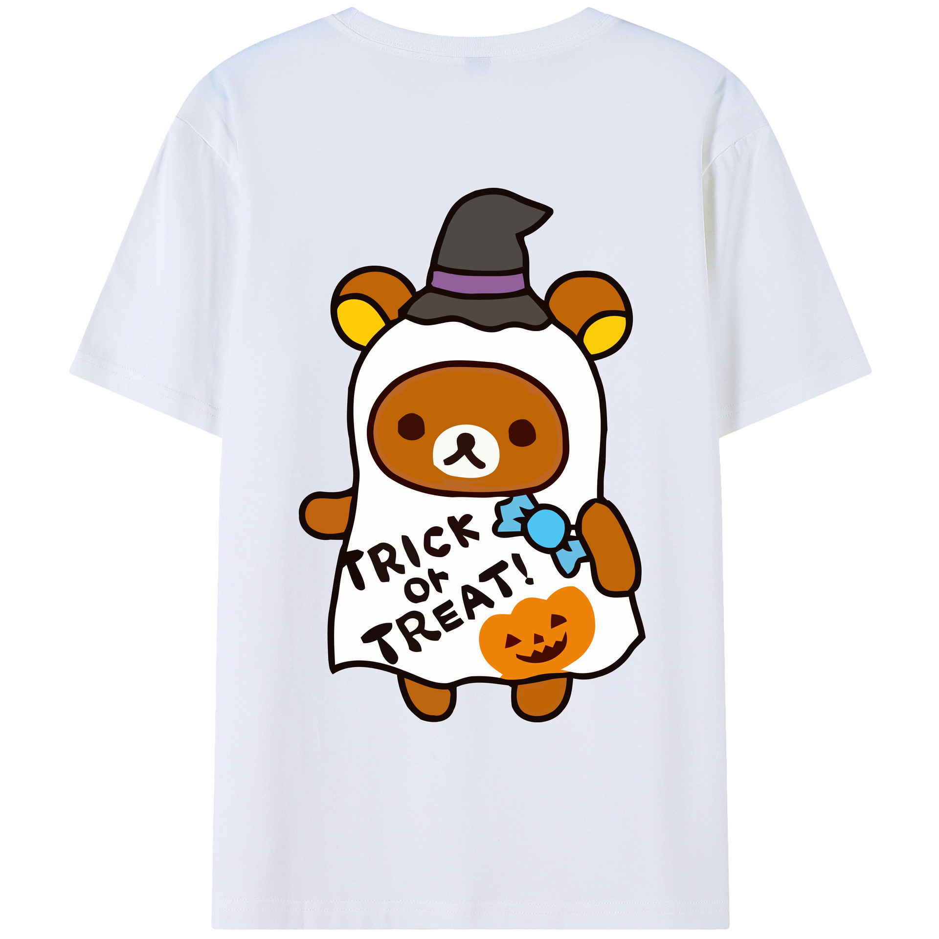 （画像用） リラックマ リラックマ キイロイトリ Rilakkuma Korilakkuma Kiiroitori レディース半袖Tシャツ(バックプリント)