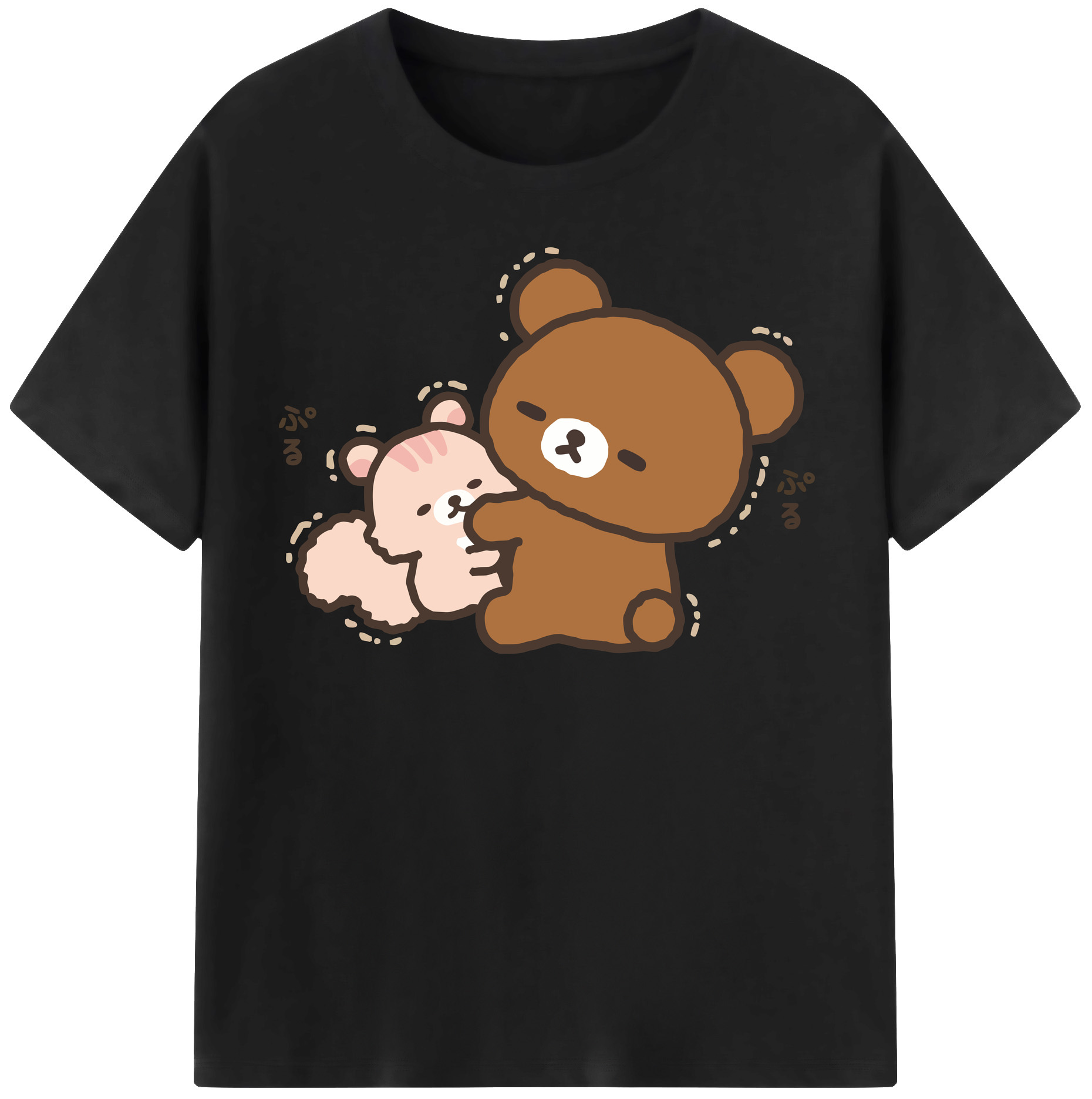（画像用） リラックマ リラックマ キイロイトリ Rilakkuma Korilakkuma Kiiroitori レディースカジュアルプリントTシャツ（綿100％）