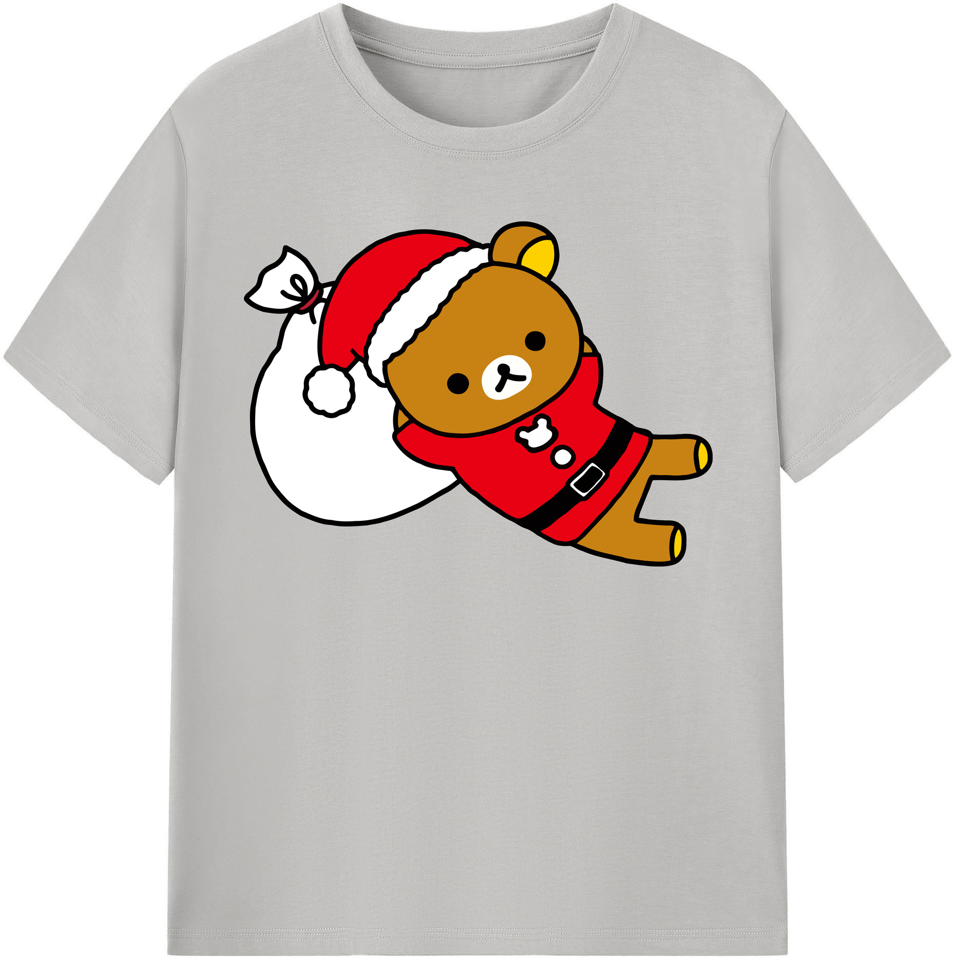 （画像用） リラックマ リラックマ キイロイトリ Rilakkuma Korilakkuma Kiiroitori レディースカジュアルプリントTシャツ（綿100％）