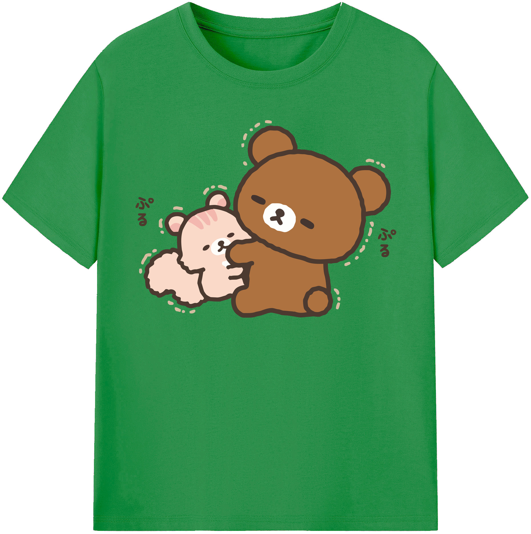 （画像用） リラックマ リラックマ キイロイトリ Rilakkuma Korilakkuma Kiiroitori レディースカジュアルプリントTシャツ（綿100％）