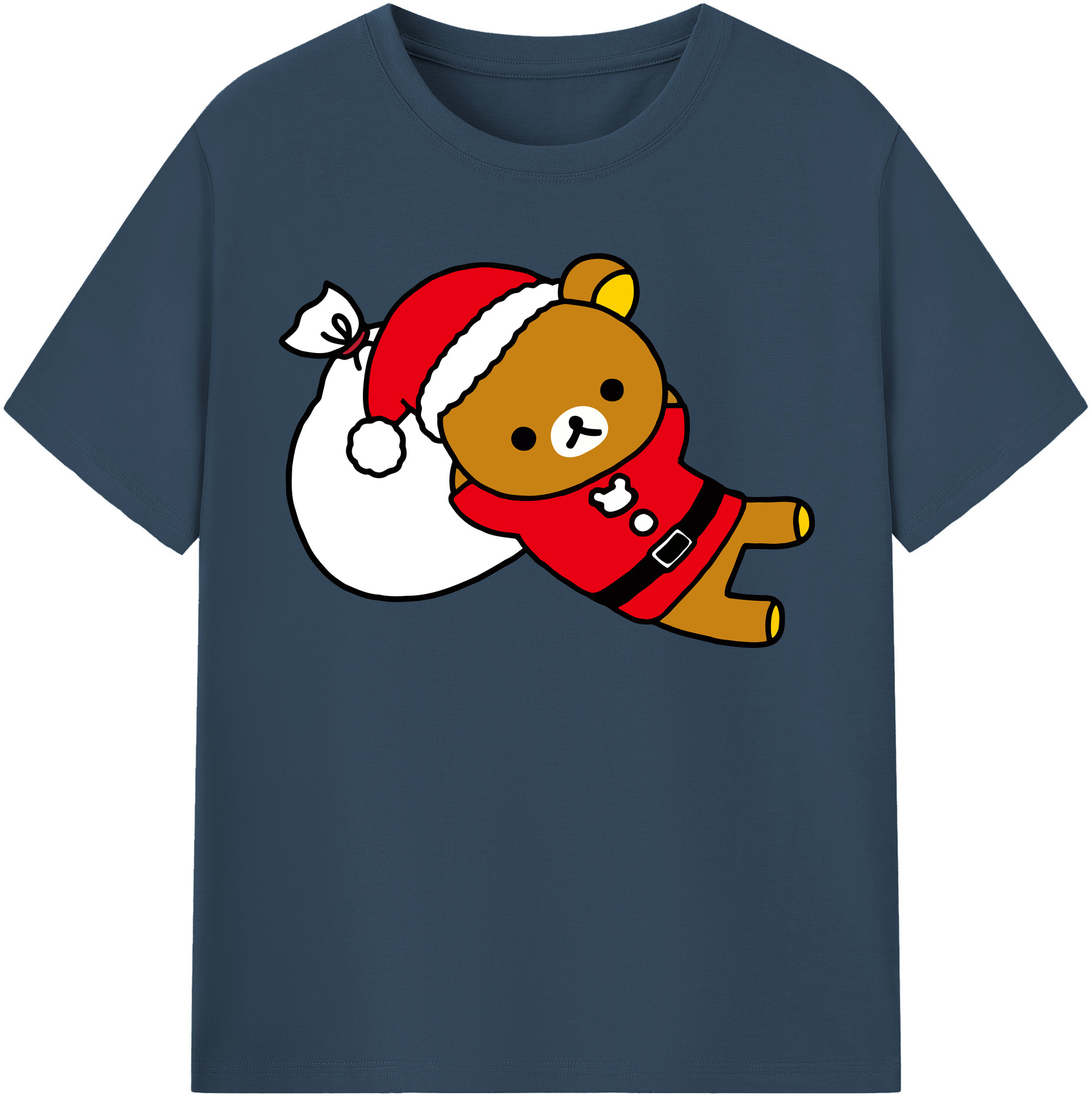 （画像用） リラックマ リラックマ キイロイトリ Rilakkuma Korilakkuma Kiiroitori レディースカジュアルプリントTシャツ（綿100％）