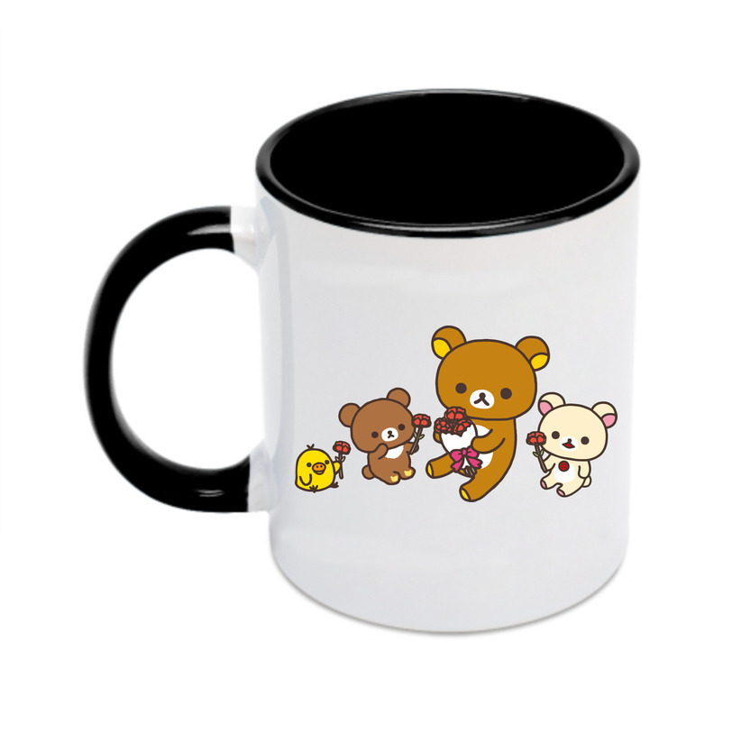 （画像用） リラックマ リラックマ キイロイトリ Rilakkuma Korilakkuma Kiiroitori カラーマグカップ