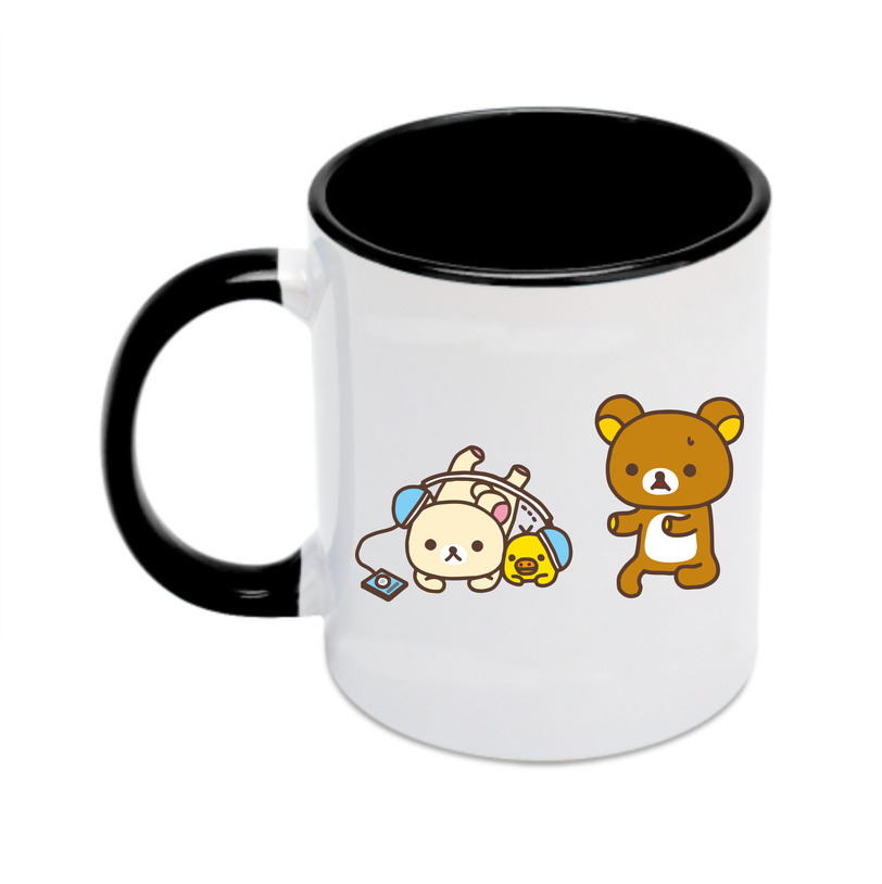 （画像用） リラックマ リラックマ キイロイトリ Rilakkuma Korilakkuma Kiiroitori カラーマグカップ