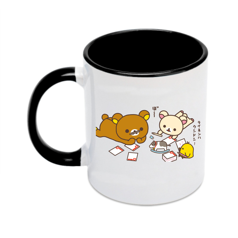 （画像用） リラックマ リラックマ キイロイトリ Rilakkuma Korilakkuma Kiiroitori カラーマグカップ